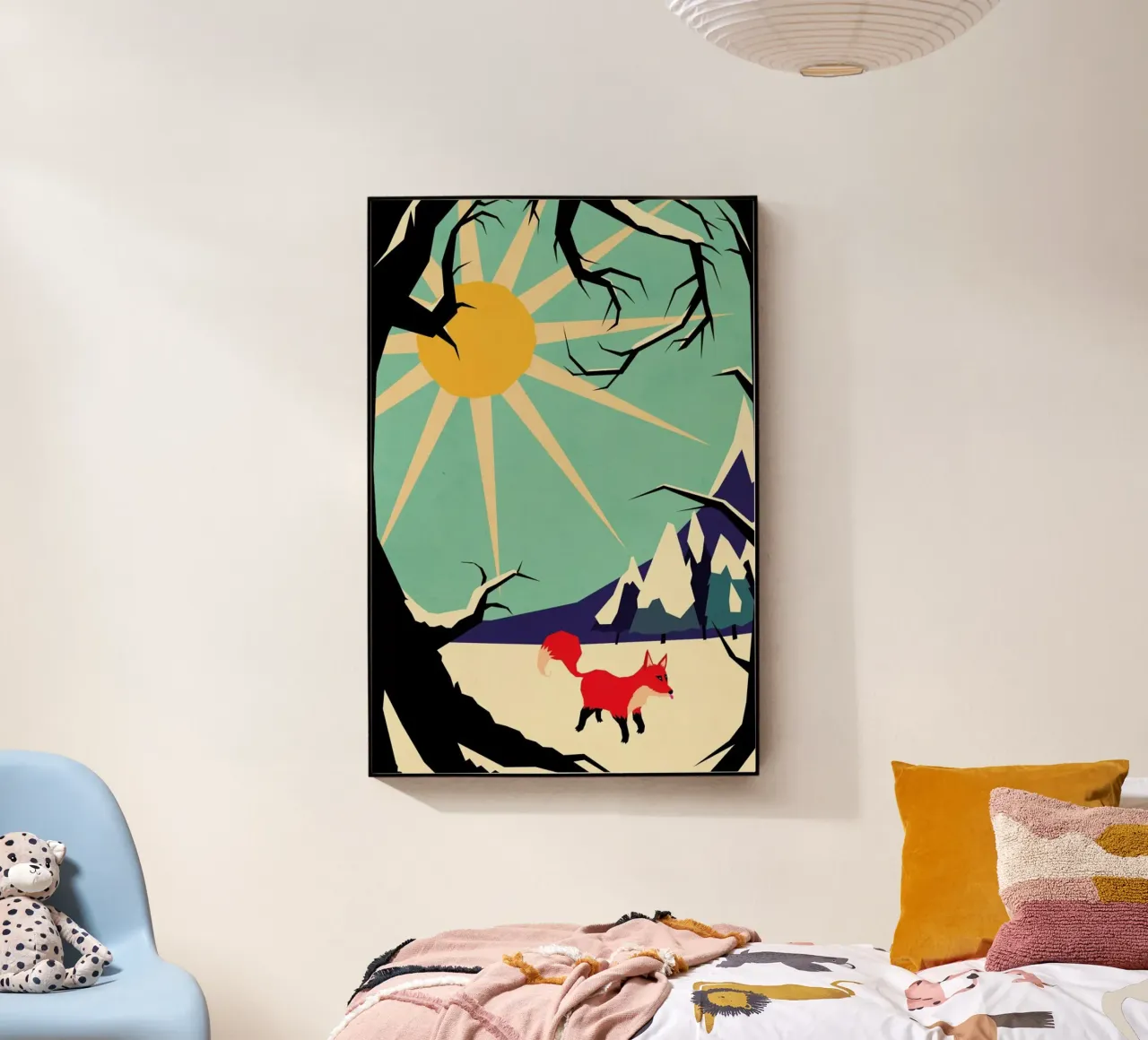 Fox roaming around plexiglass da Yetiland