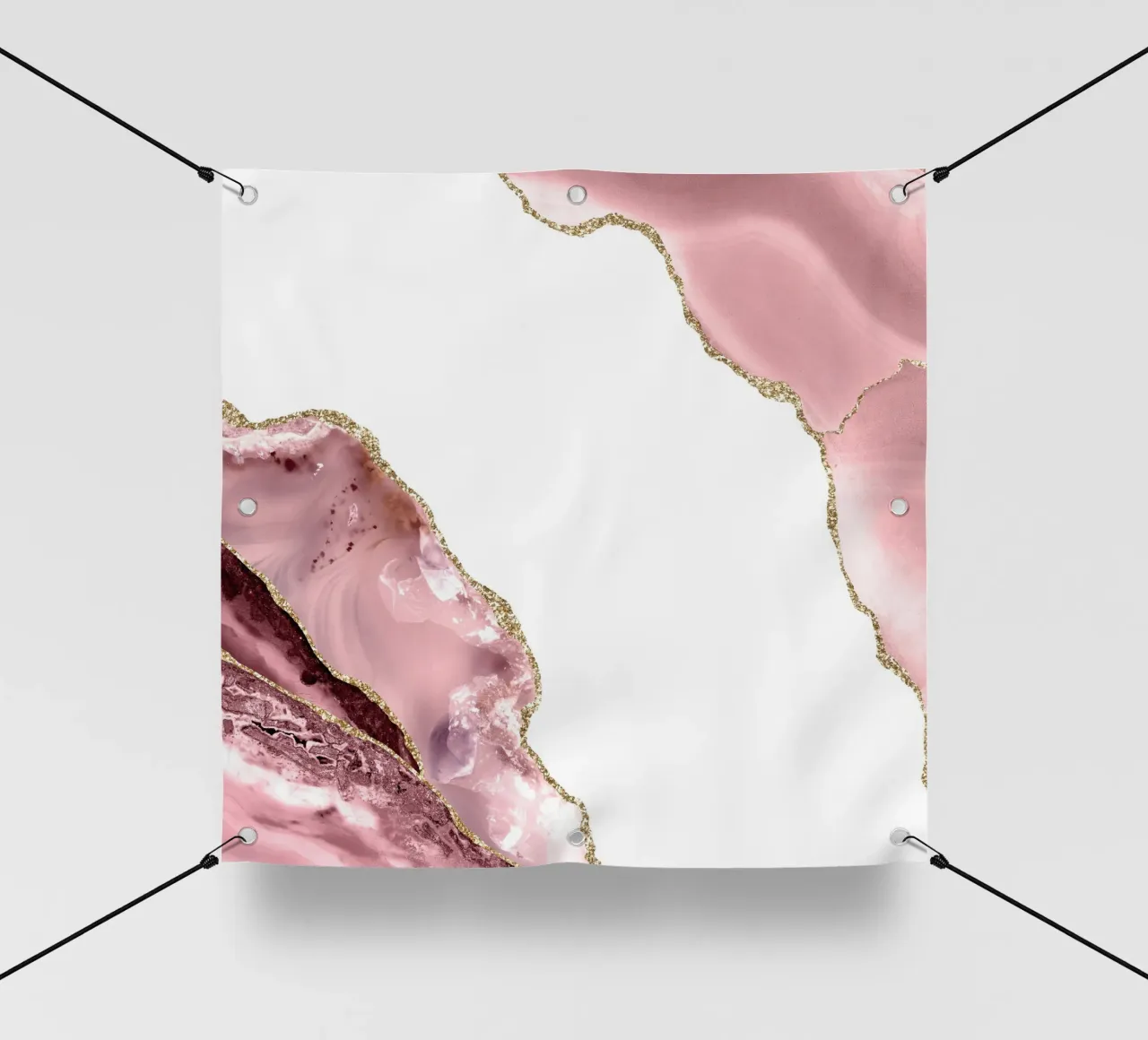 Texture agata oro e blush 06 telo in pvc da Gemstone Textures