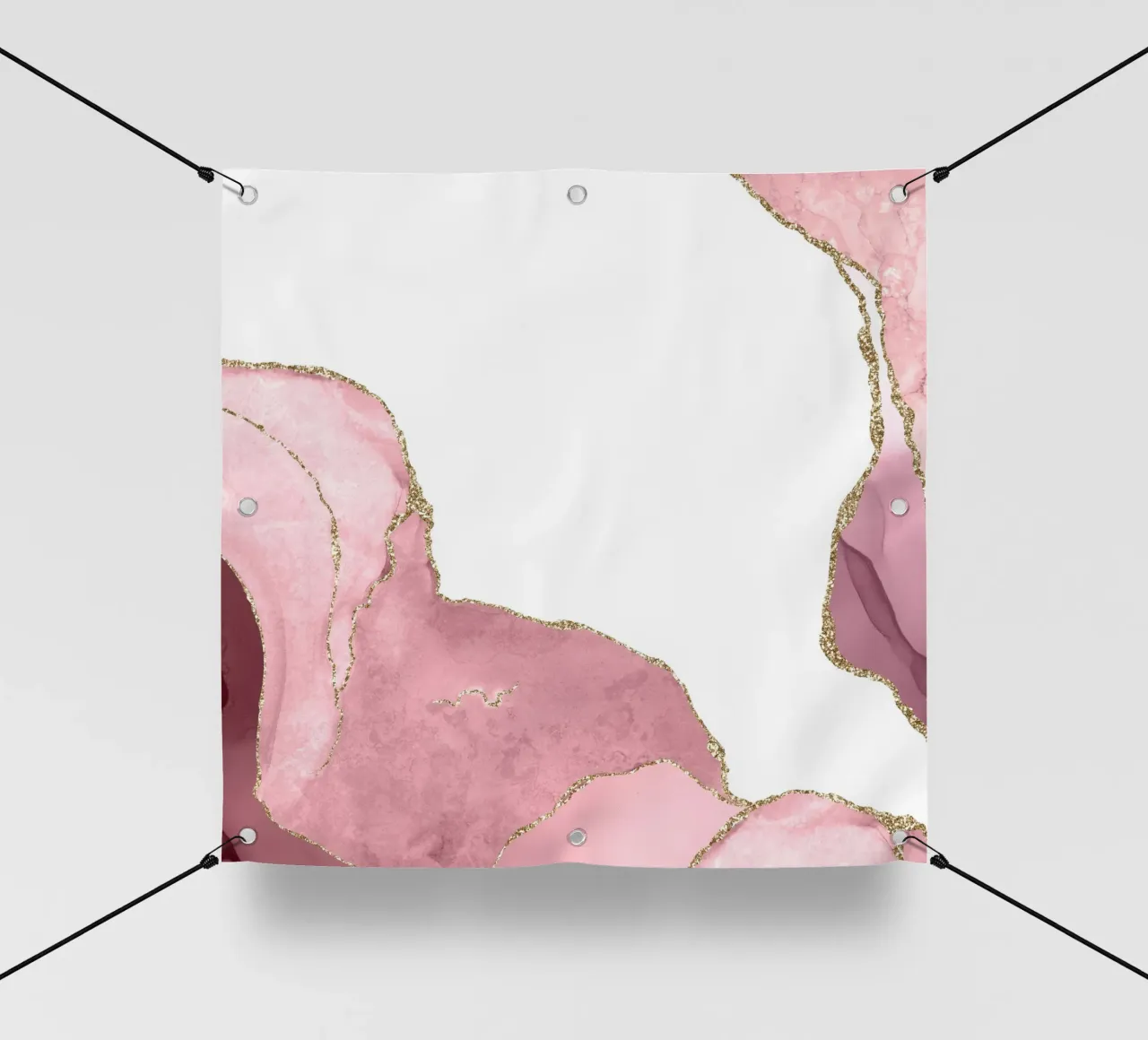 Texture agata oro e blush 07 telo in pvc da Gemstone Textures