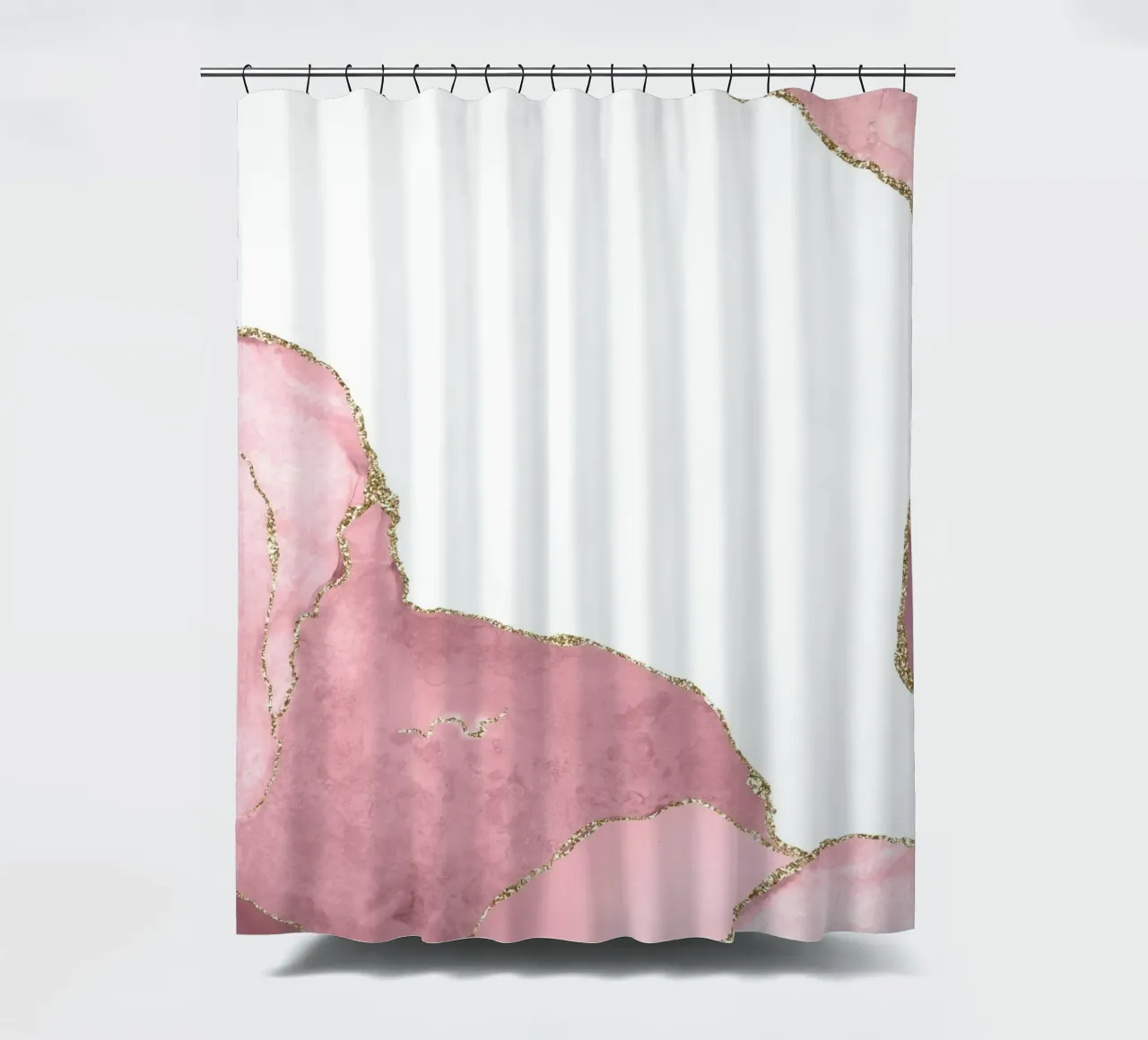 Texture agata oro e blush 07 tenda da doccia da Gemstone Textures