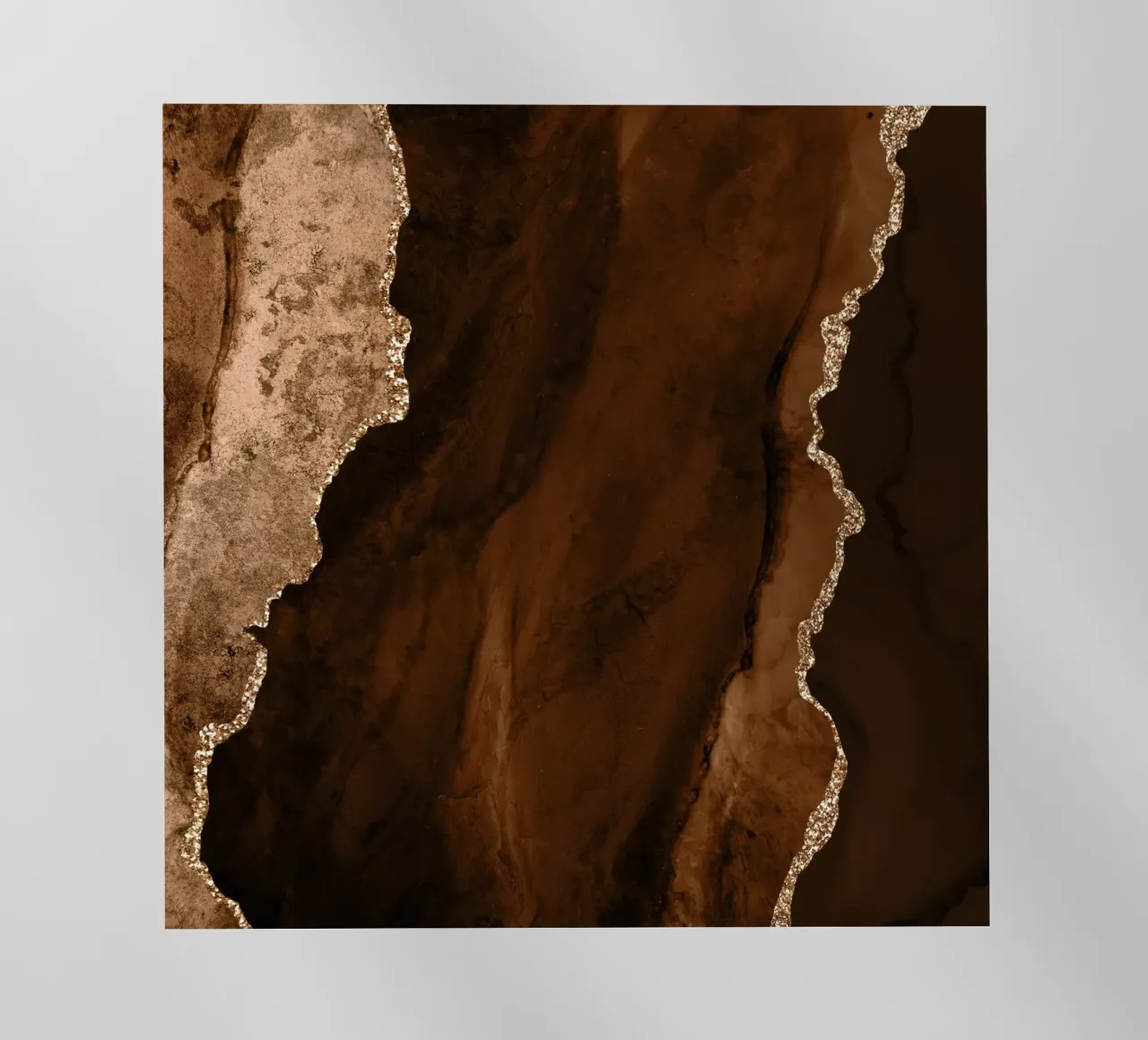 Agata marrone e oro Texture 01 pellicola backlit da Gemstone Textures