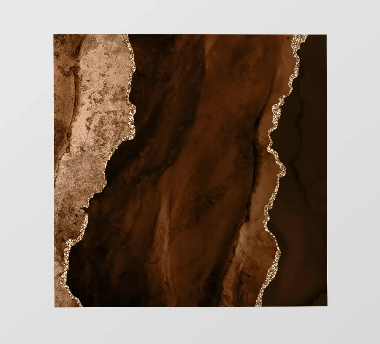Agata marrone e oro Texture 01 telo in pvc da Gemstone Textures