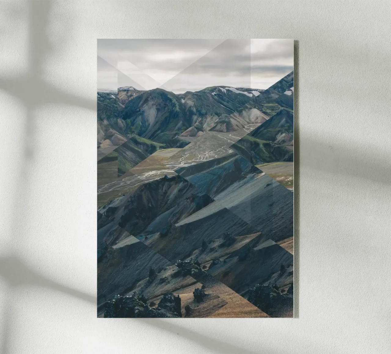 Mania Landscapes Scattered 3 Landmannalaugar (Iceland) metacrilato de Mania Print Collection