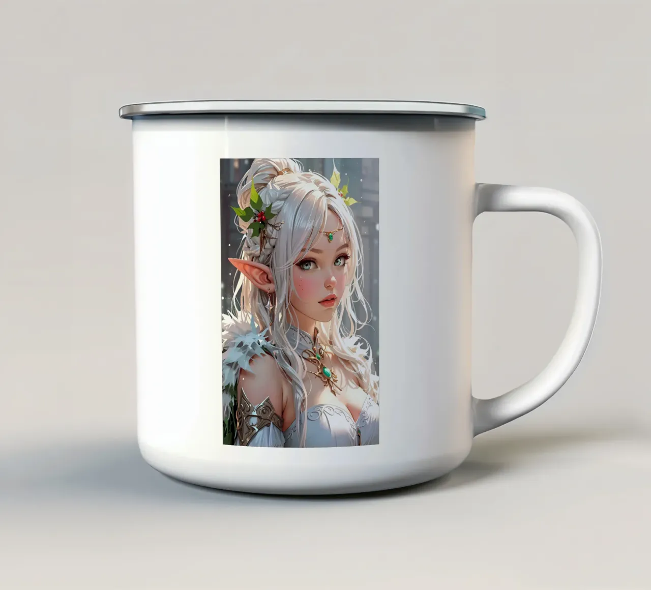 Giovane giapponese entai tazza in smalto da ARTVI-SHOP