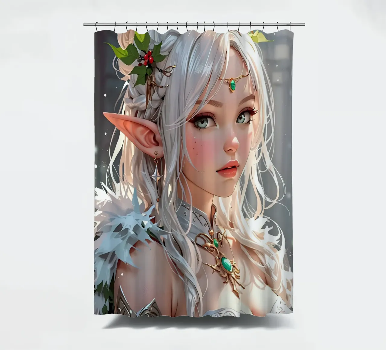 Young Japanese entai shower curtain by 🎁 ARTVI-SHOP