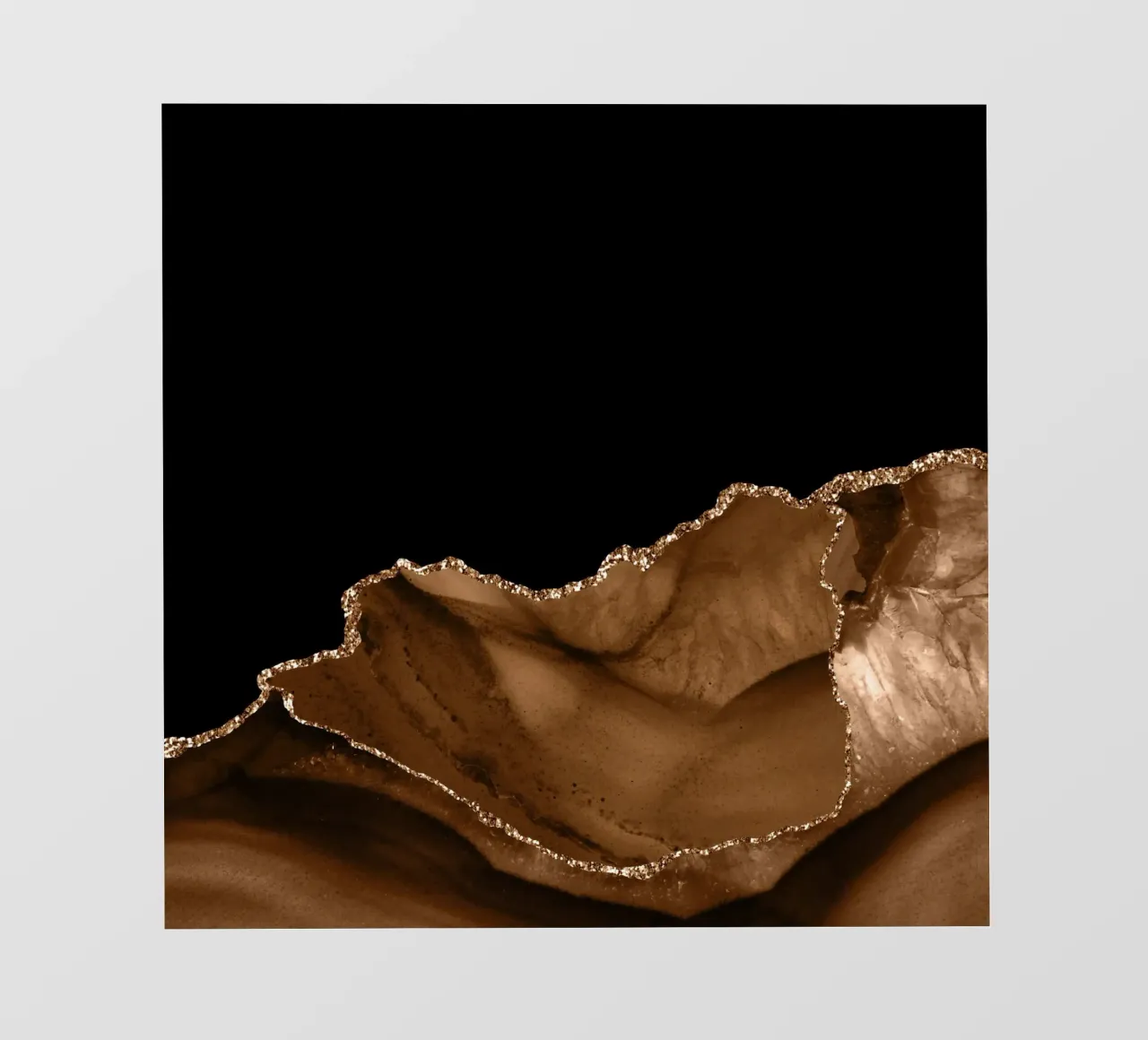 Agata marrone e oro Texture 06 pellicola backlit da Gemstone Textures