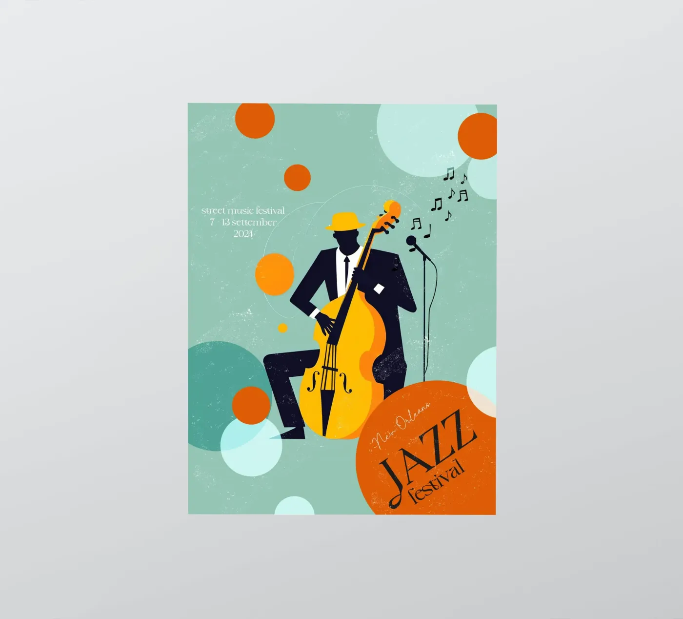 Jazz Vibes sticker van Indigo Rain