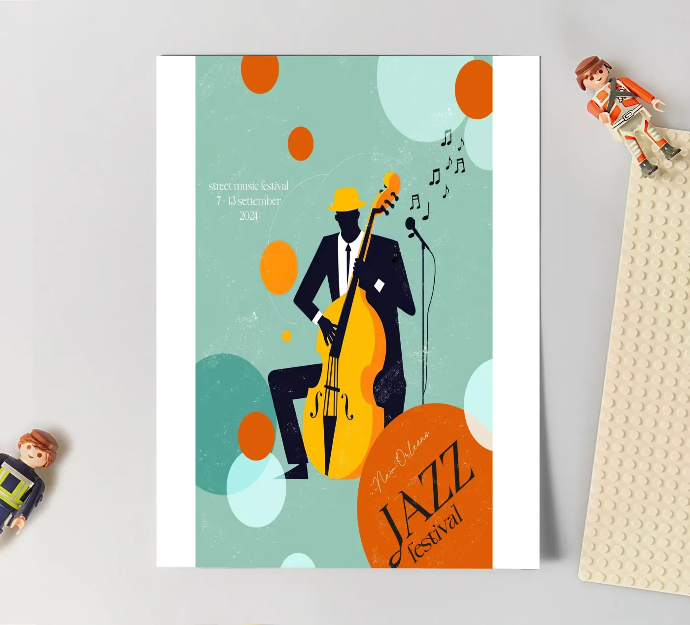 Jazz stickervel van Indigo Rain