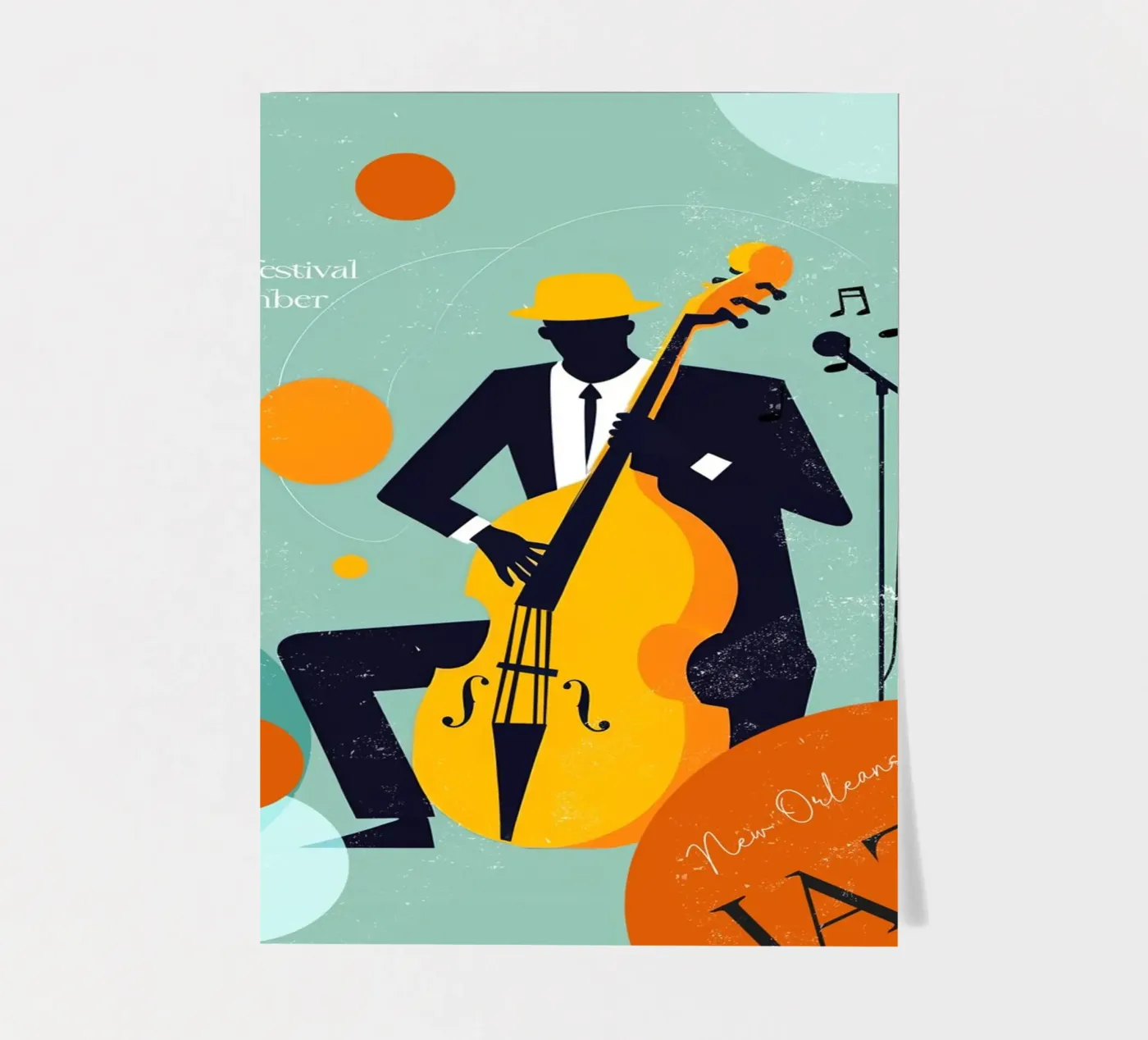 Jazz stickervel van Indigo Rain