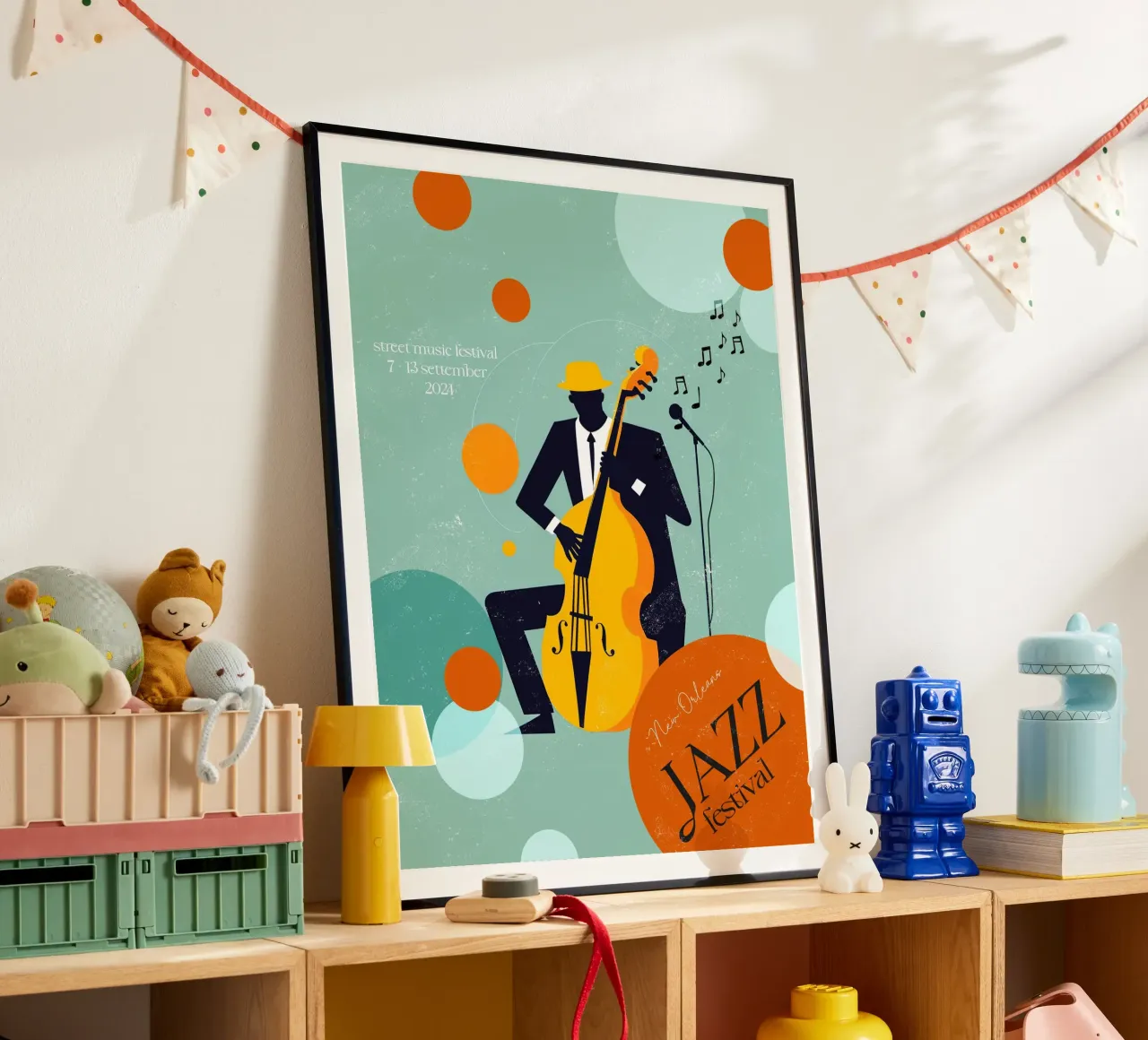 Jazz poster van Indigo Rain