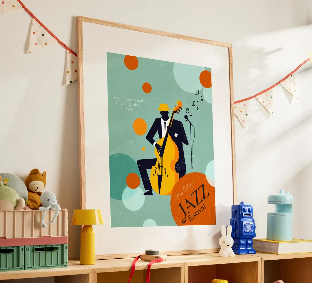 Jazz poster van Indigo Rain