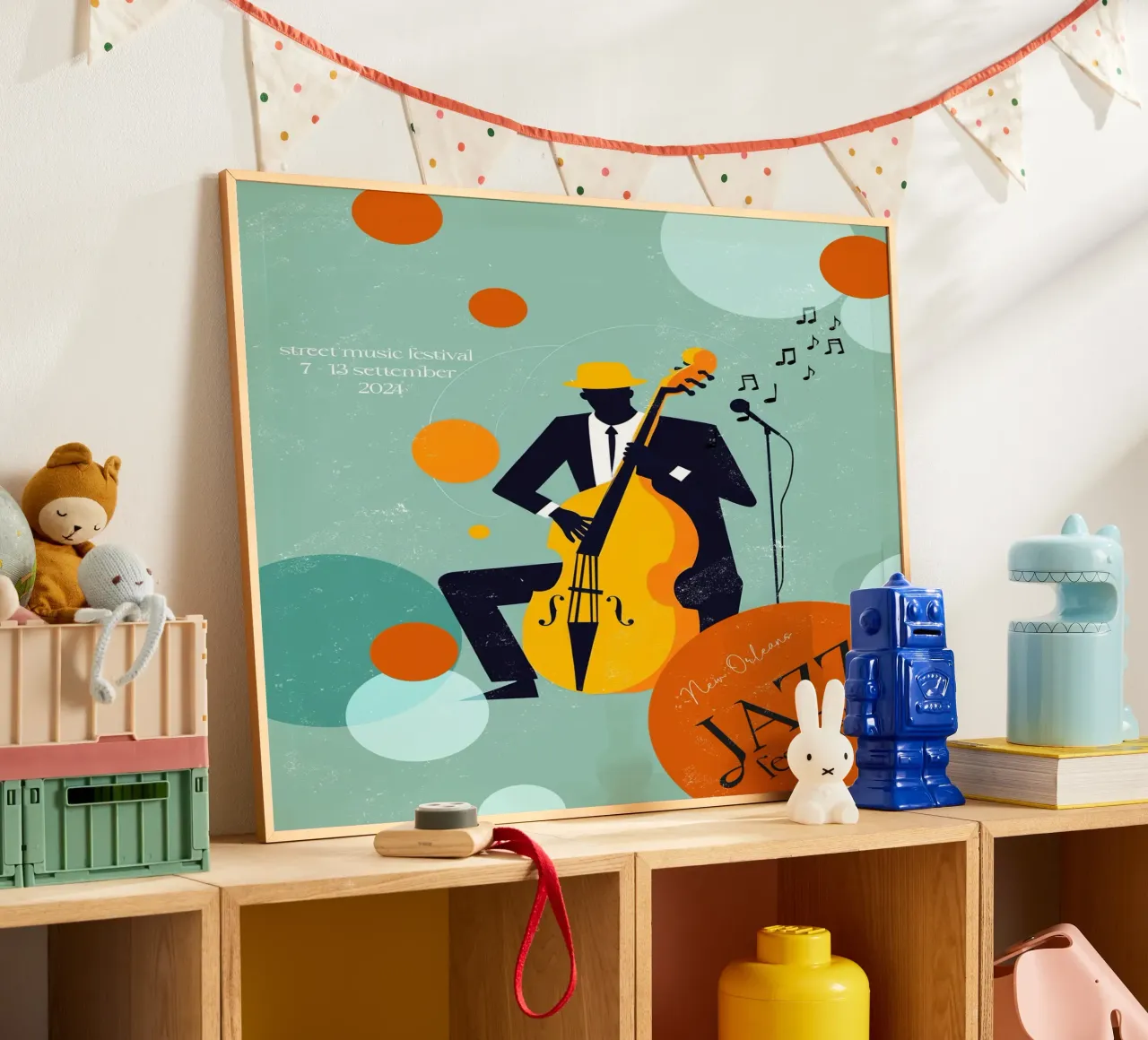 Jazz poster van Indigo Rain