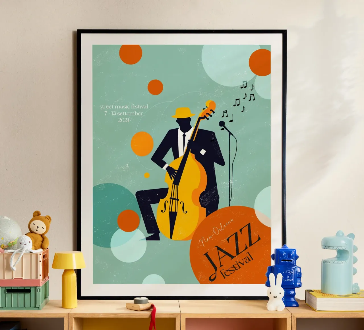 Jazz poster van Indigo Rain
