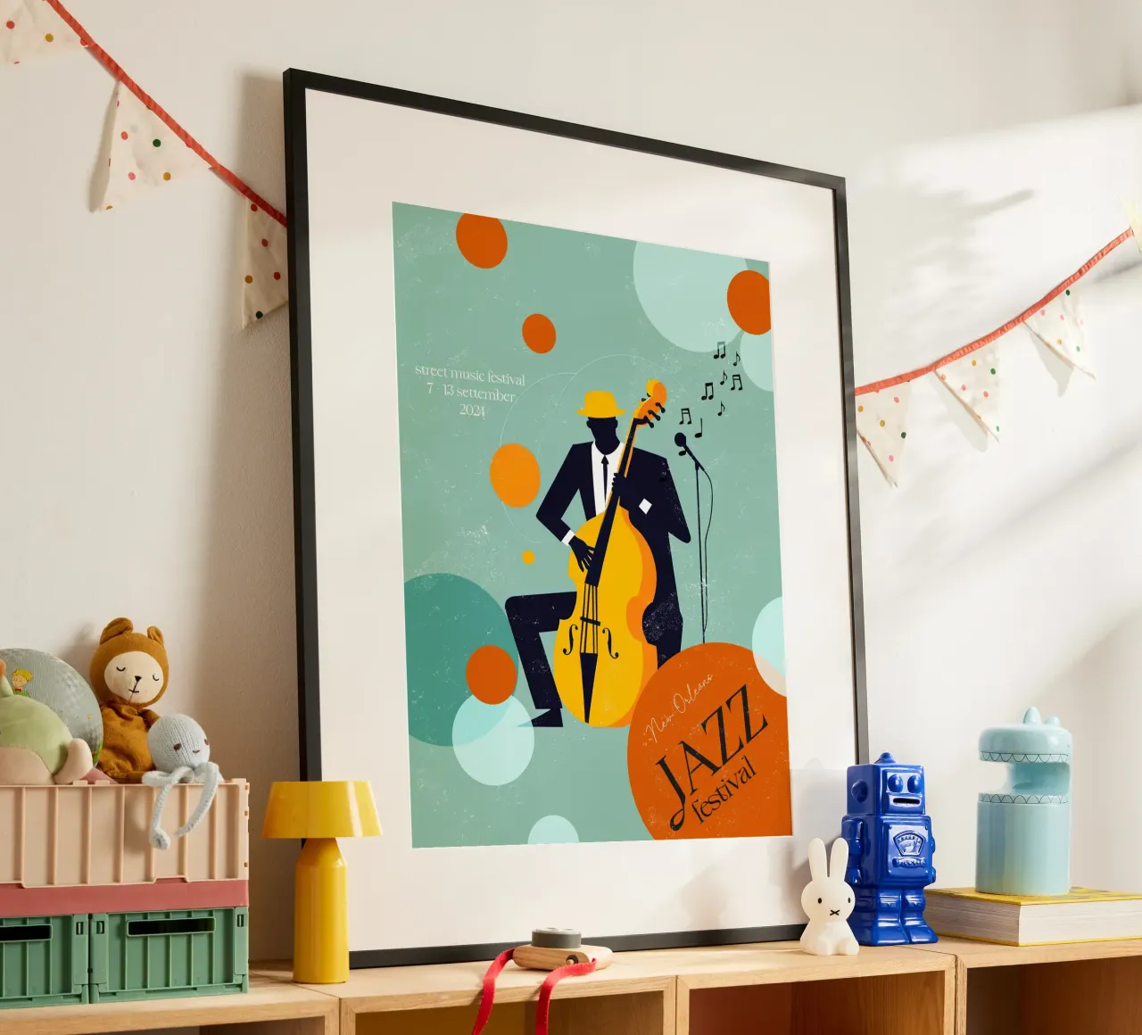 Jazz poster van Indigo Rain