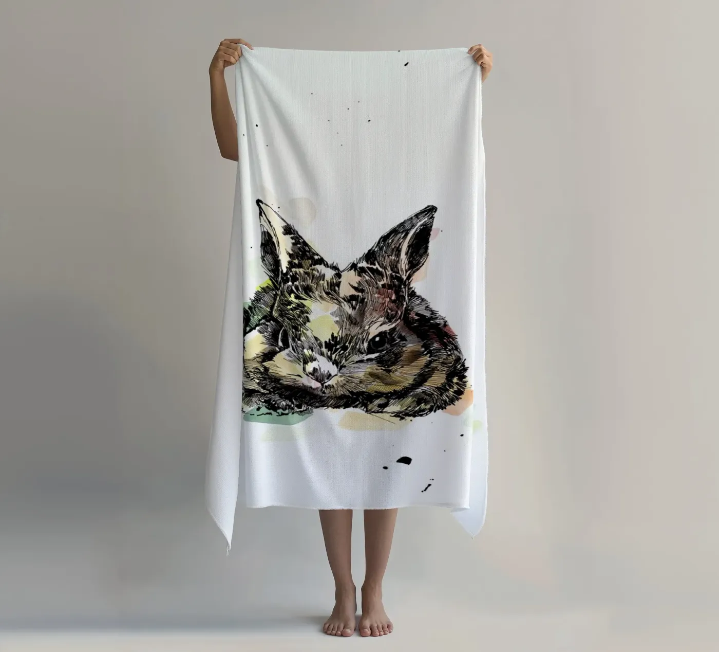 Hermine strandhanddoek van WALLstories