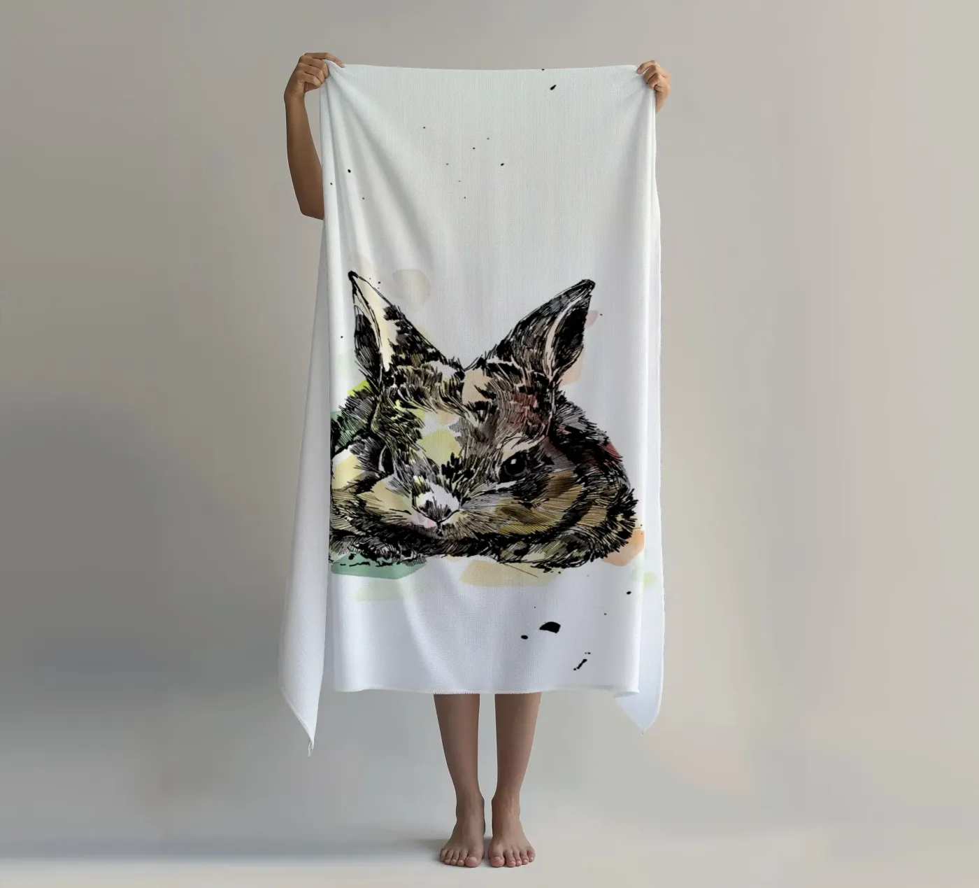 Hermine beach towel by WALLstories