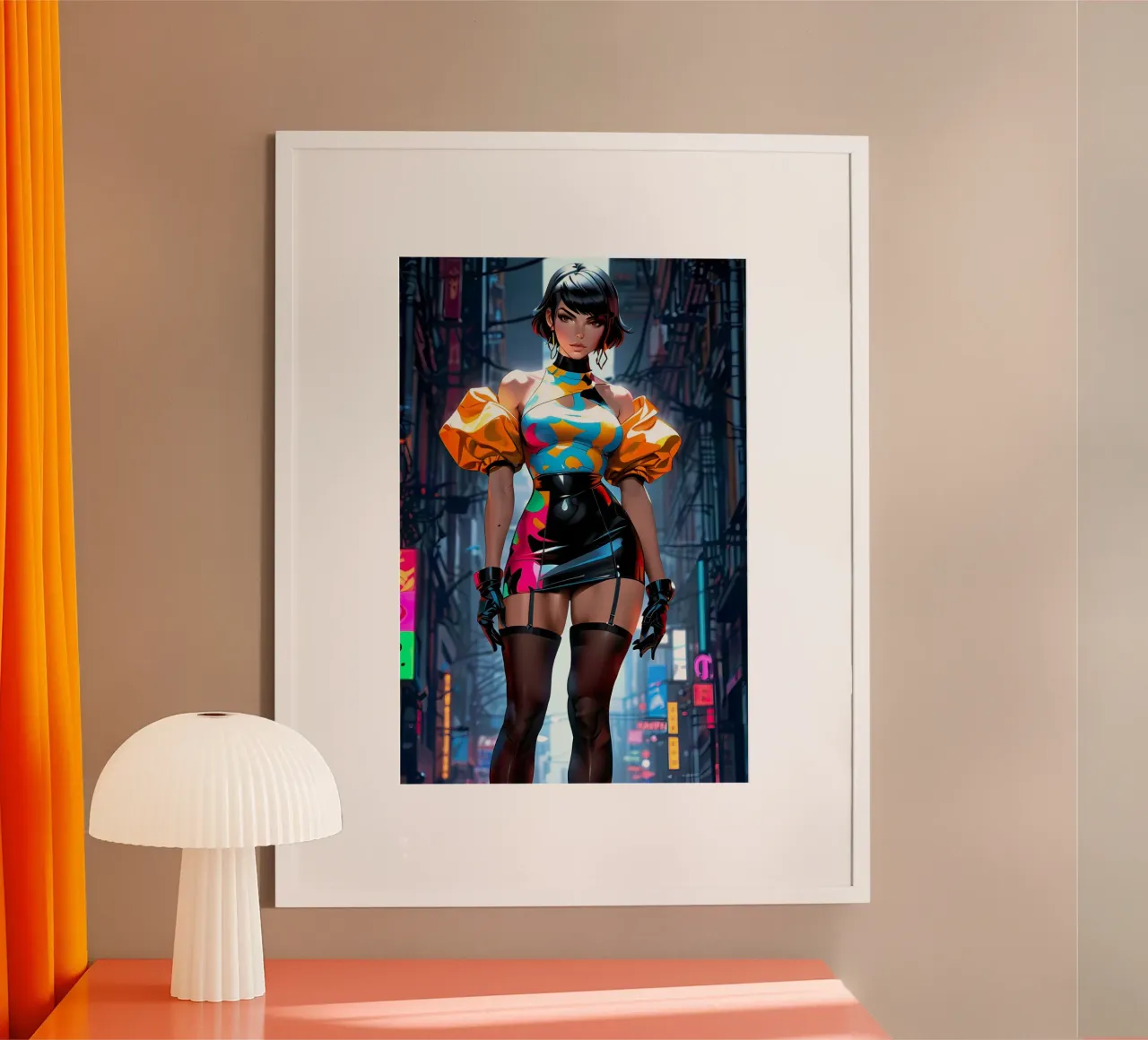 Giovane giapponese entai poster con telaio in alluminio da 🎁 ARTVI-SHOP