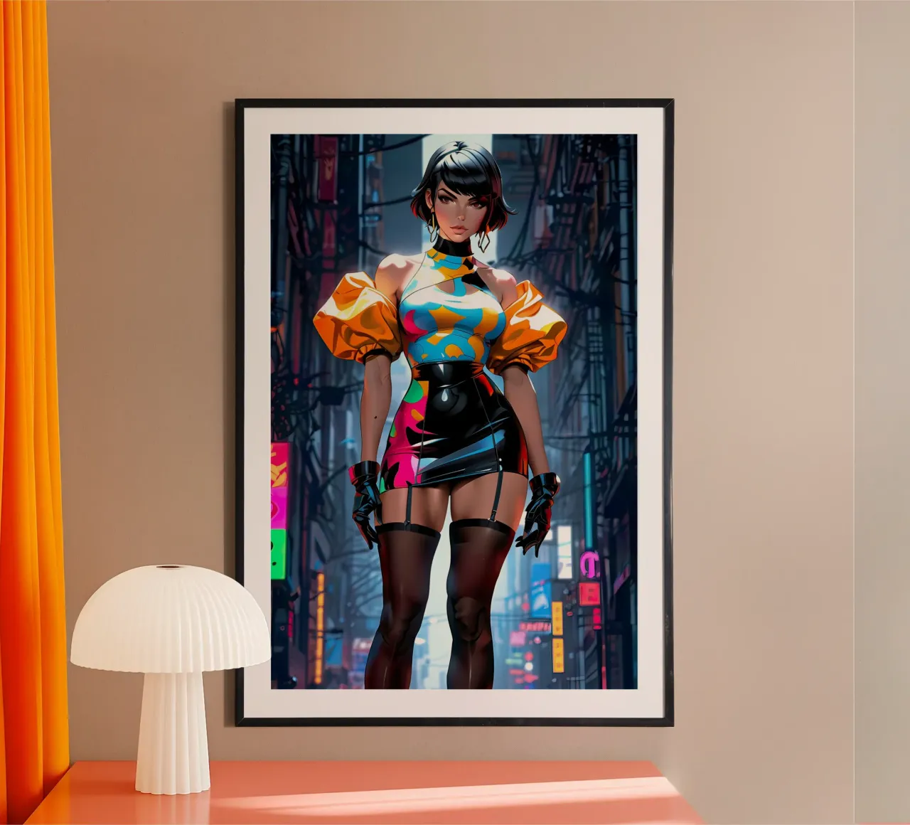 Giovane giapponese entai poster con telaio in alluminio da 🎁 ARTVI-SHOP