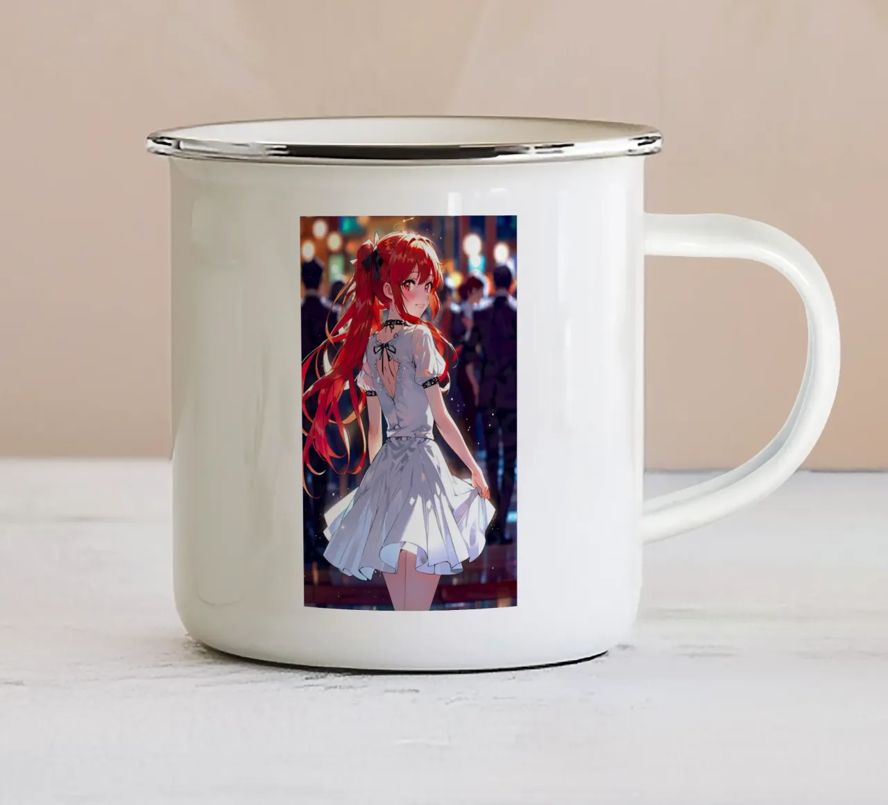 Giovane giapponese entai tazza in smalto da 🎁 ARTVI-SHOP