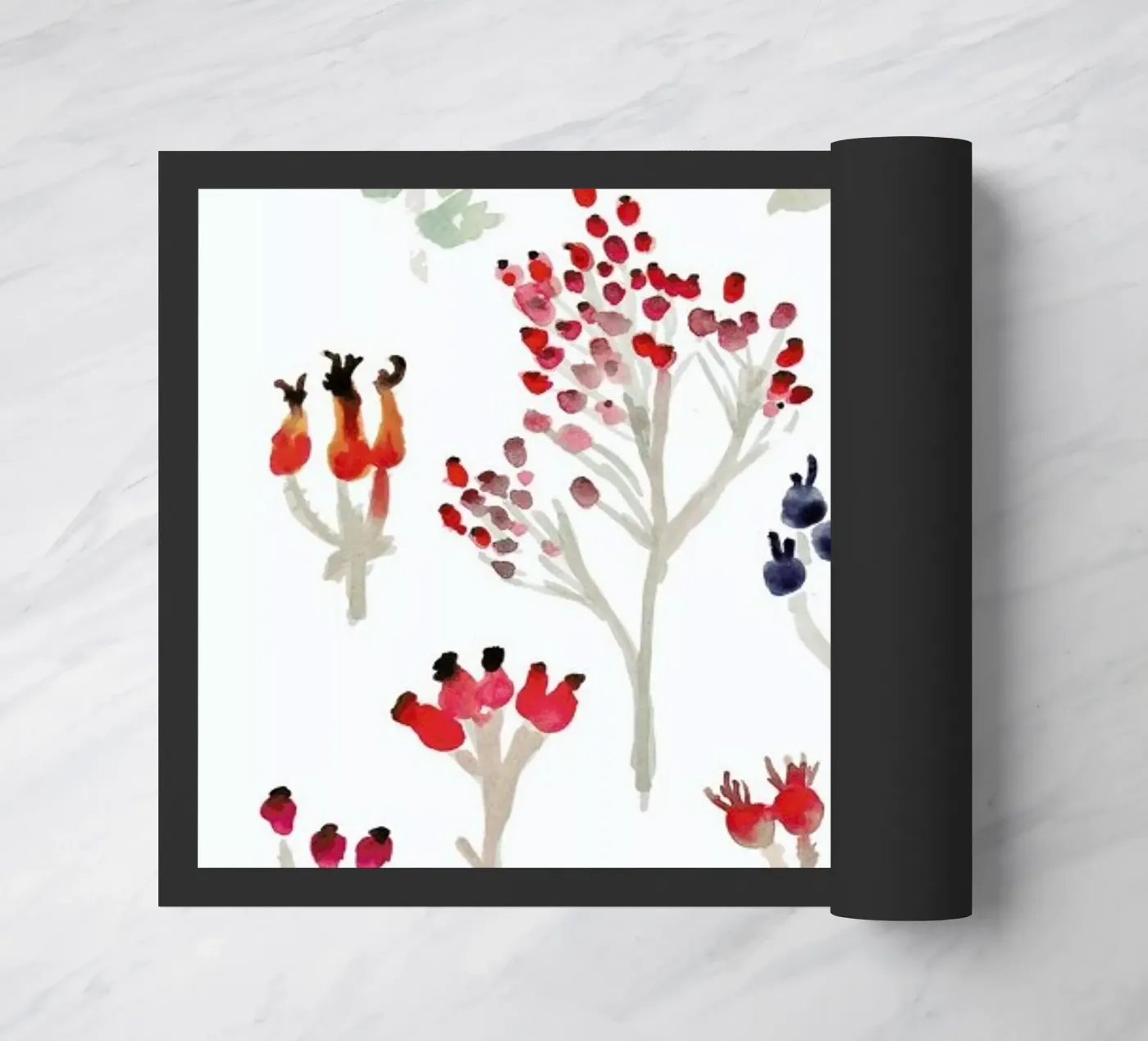 Berries Fußmatte von Farina Kuklinski