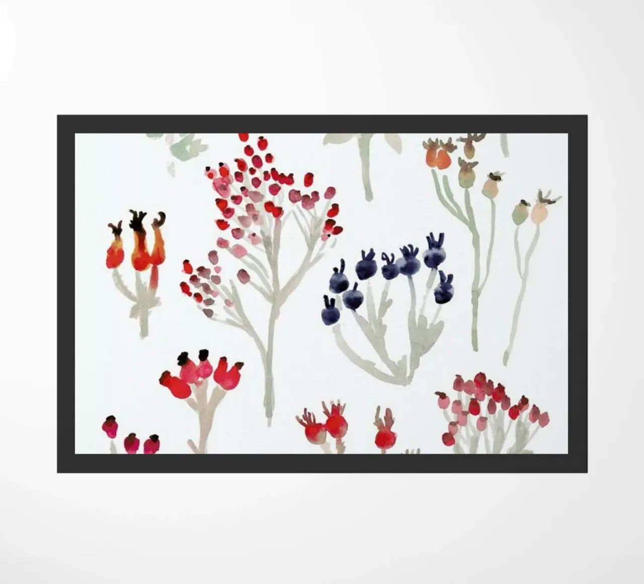 Berries deurmat van Farina Kuklinski