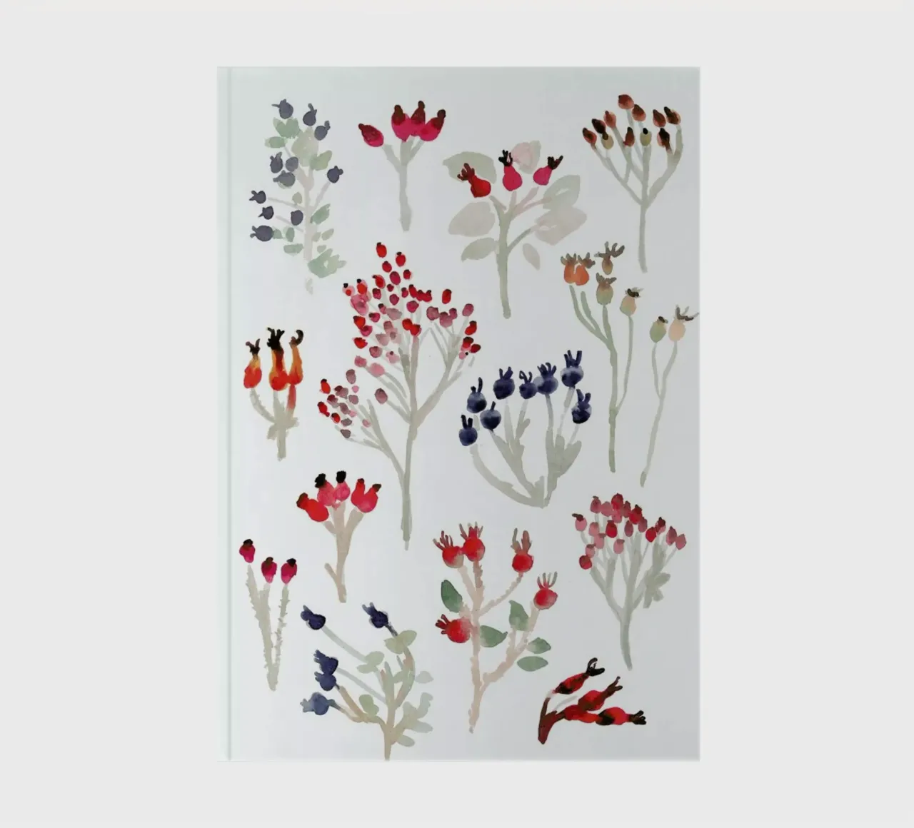 Berries Notizbuch von Farina Kuklinski
