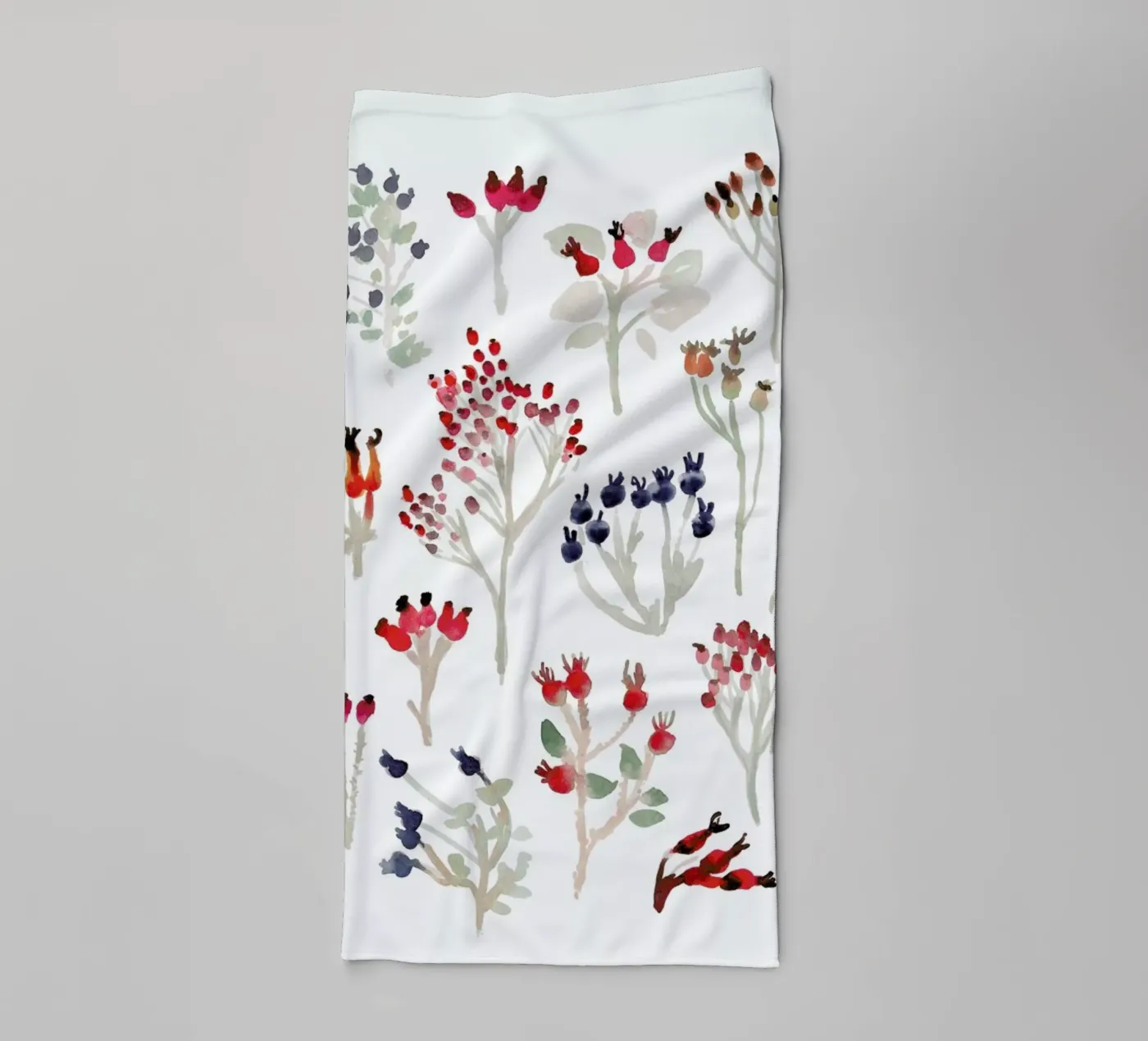 Berries badhanddoek van Farina Kuklinski