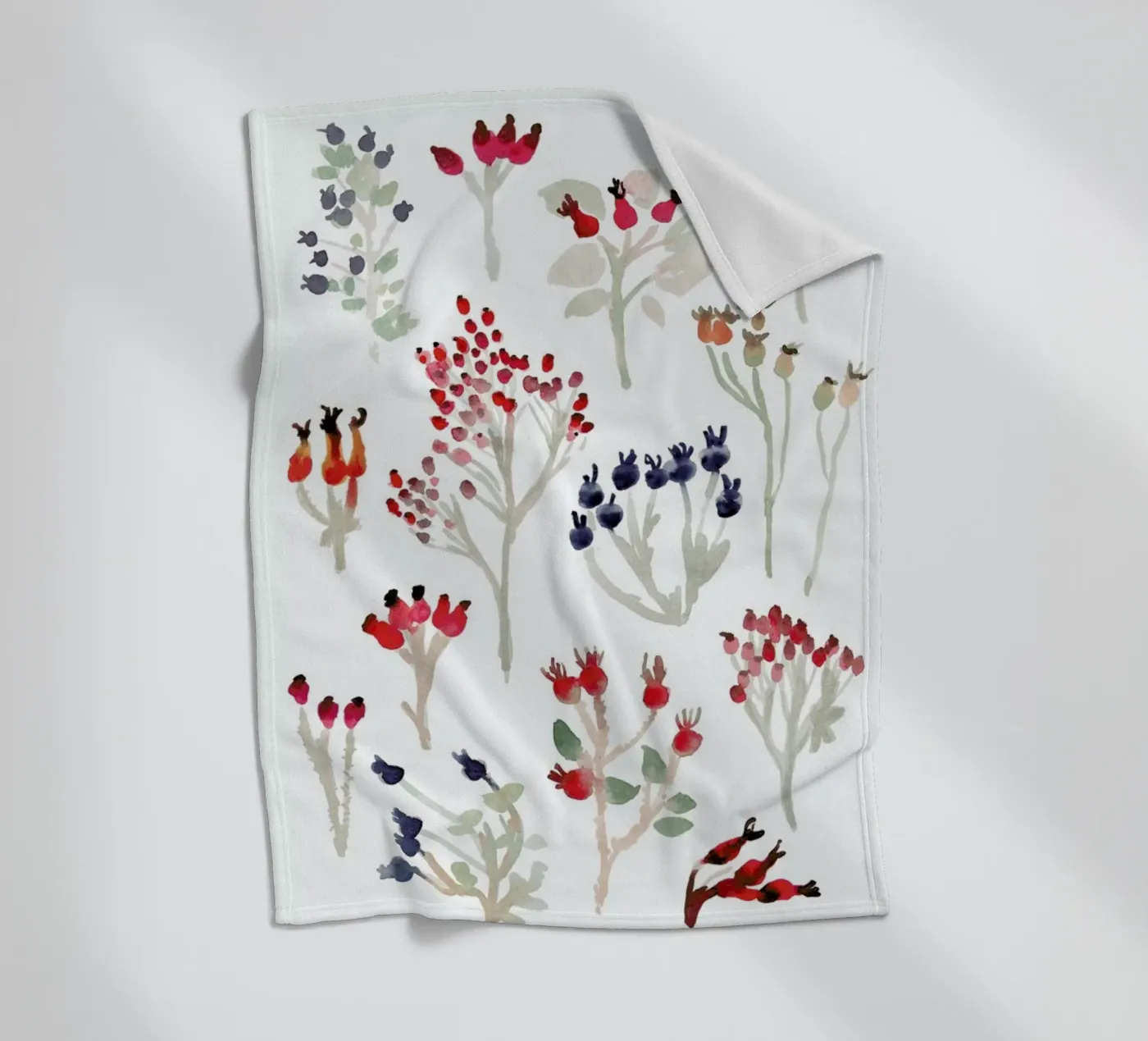 Berries Fleecedecke von Farina Kuklinski