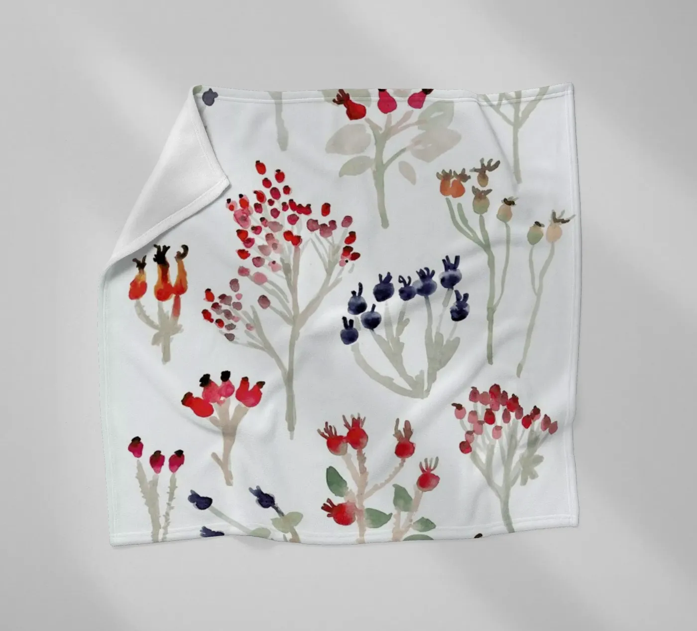 Berries Fleecedecke von Farina Kuklinski