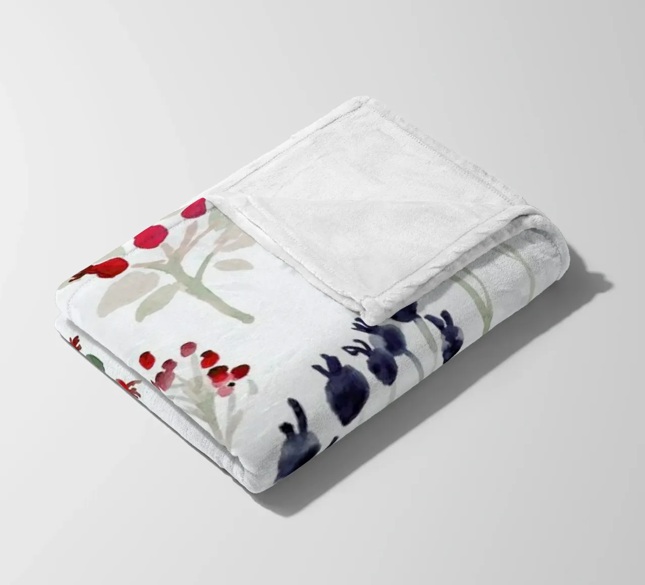 Berries fleecedeken van Farina Kuklinski