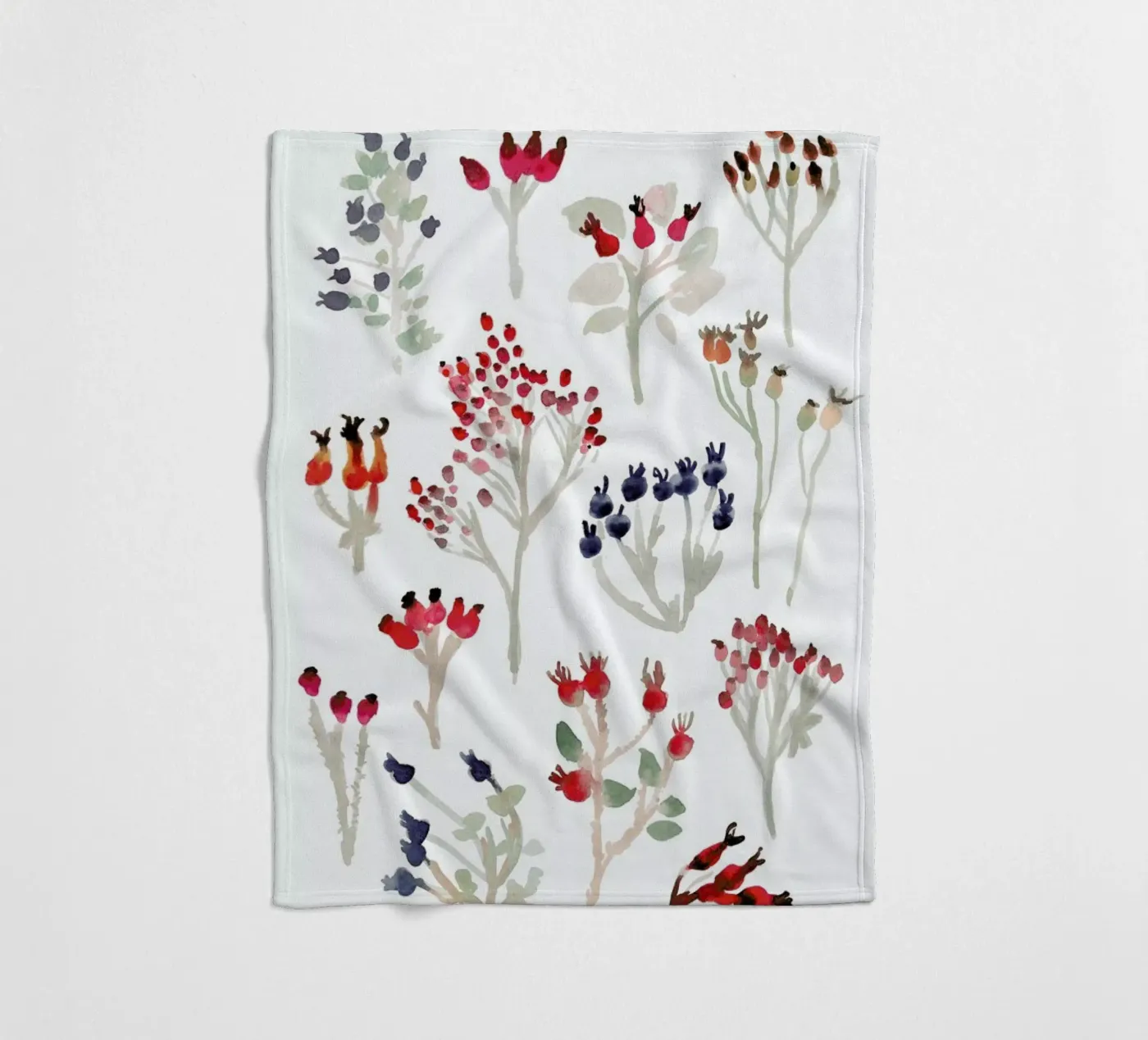 Berries Fleecedecke von Farina Kuklinski