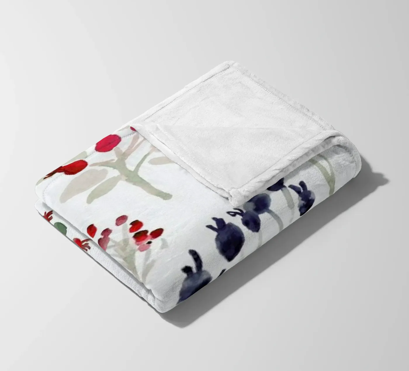 Berries Fleecedecke von Farina Kuklinski