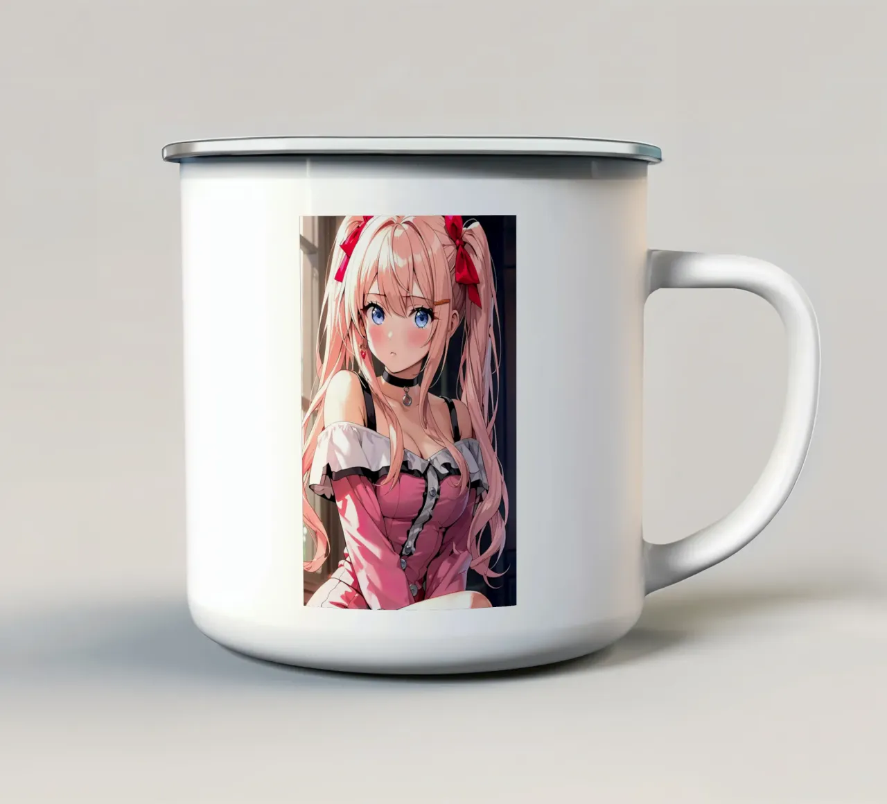 Giovane giapponese entai tazza in smalto da ARTVI-SHOP
