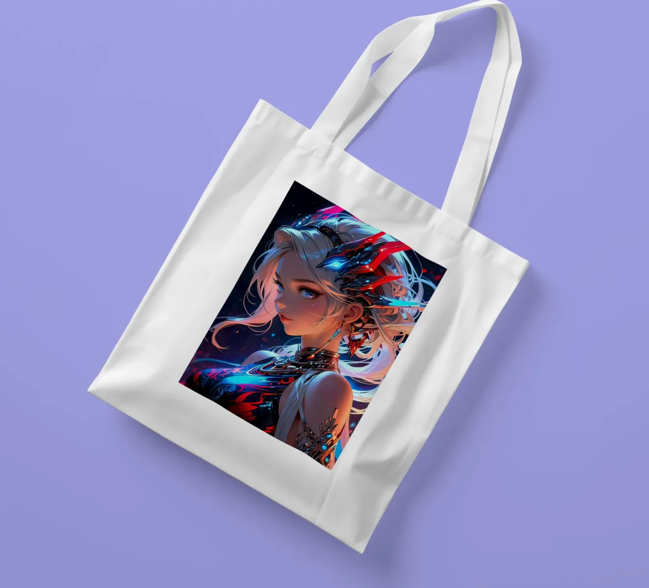 Young Japanese entai tote bag by 🎁 ARTVI-SHOP