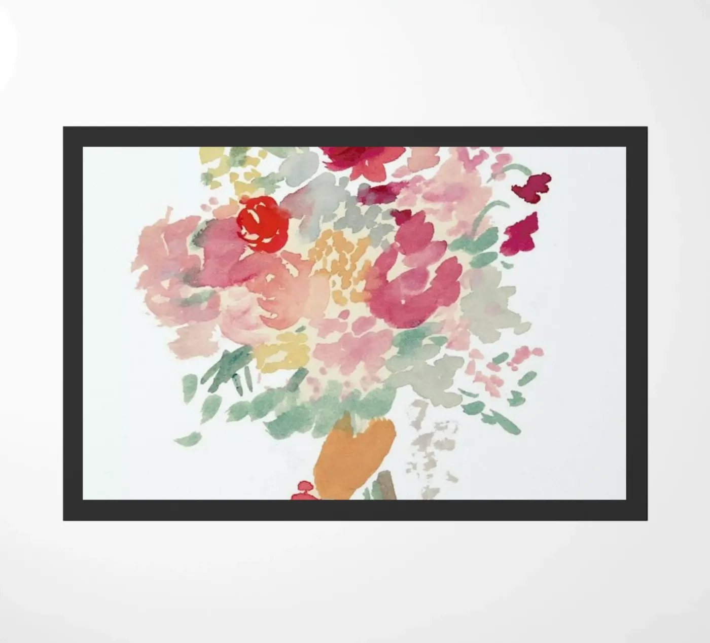 Bouquet deurmat van Farina Kuklinski