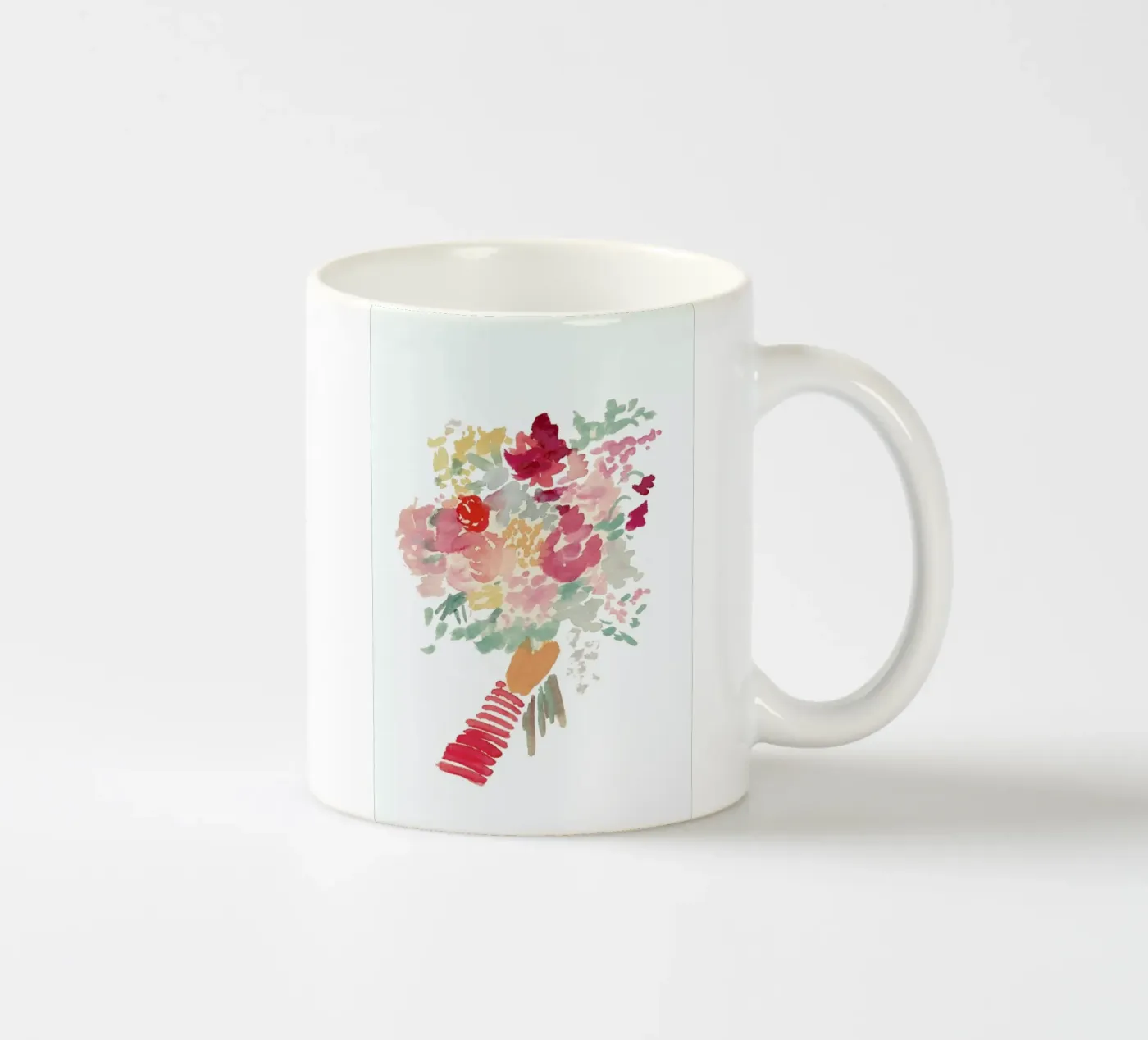Bouquet ceramic mug by Farina Kuklinski