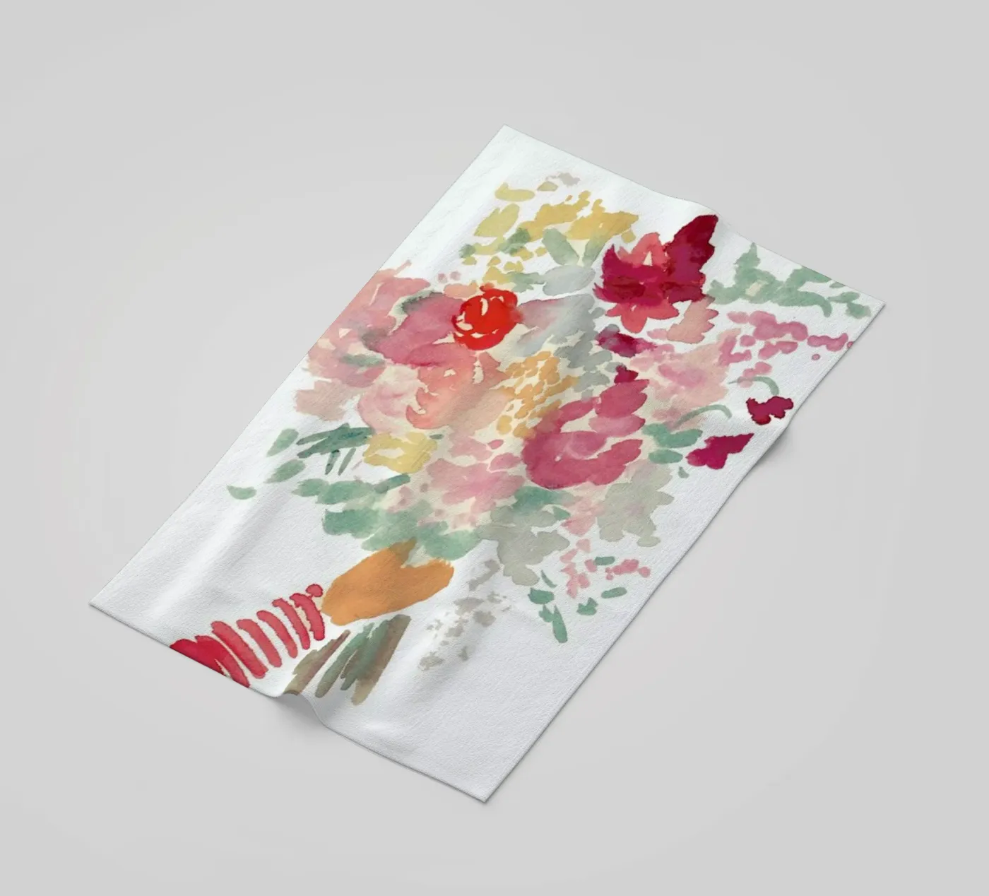 Bouquet strandhanddoek van Farina Kuklinski