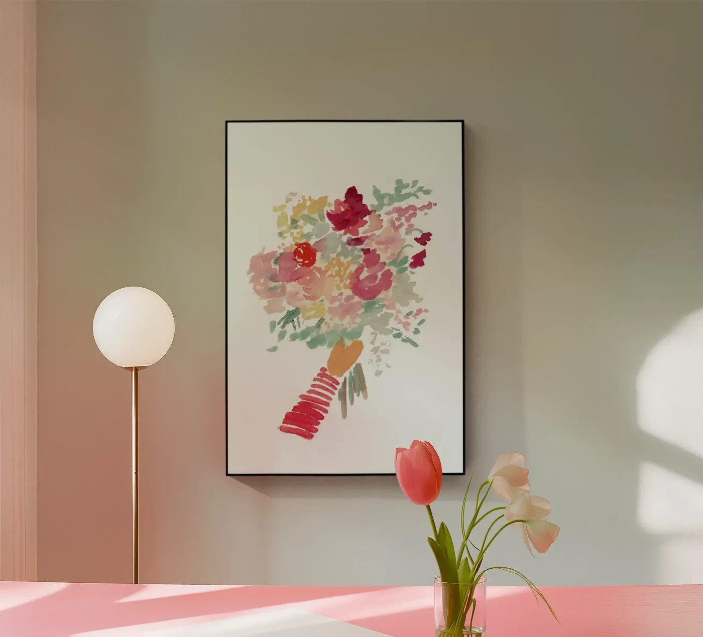 Bouquet acryl van Farina Kuklinski