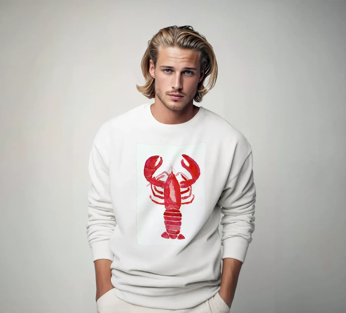 Lobster felpa da Farina Kuklinski