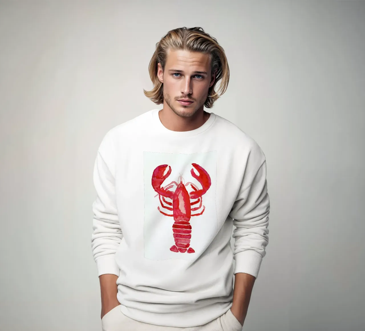 Lobster felpa da Farina Kuklinski