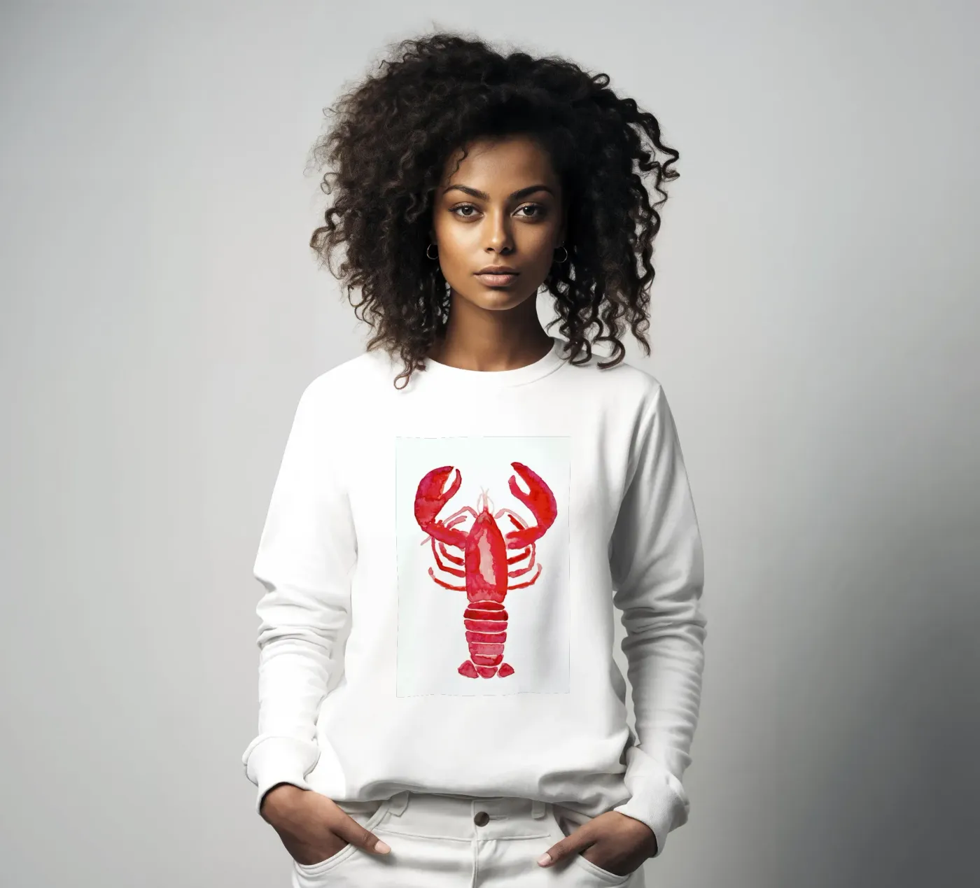 Lobster felpa da Farina Kuklinski