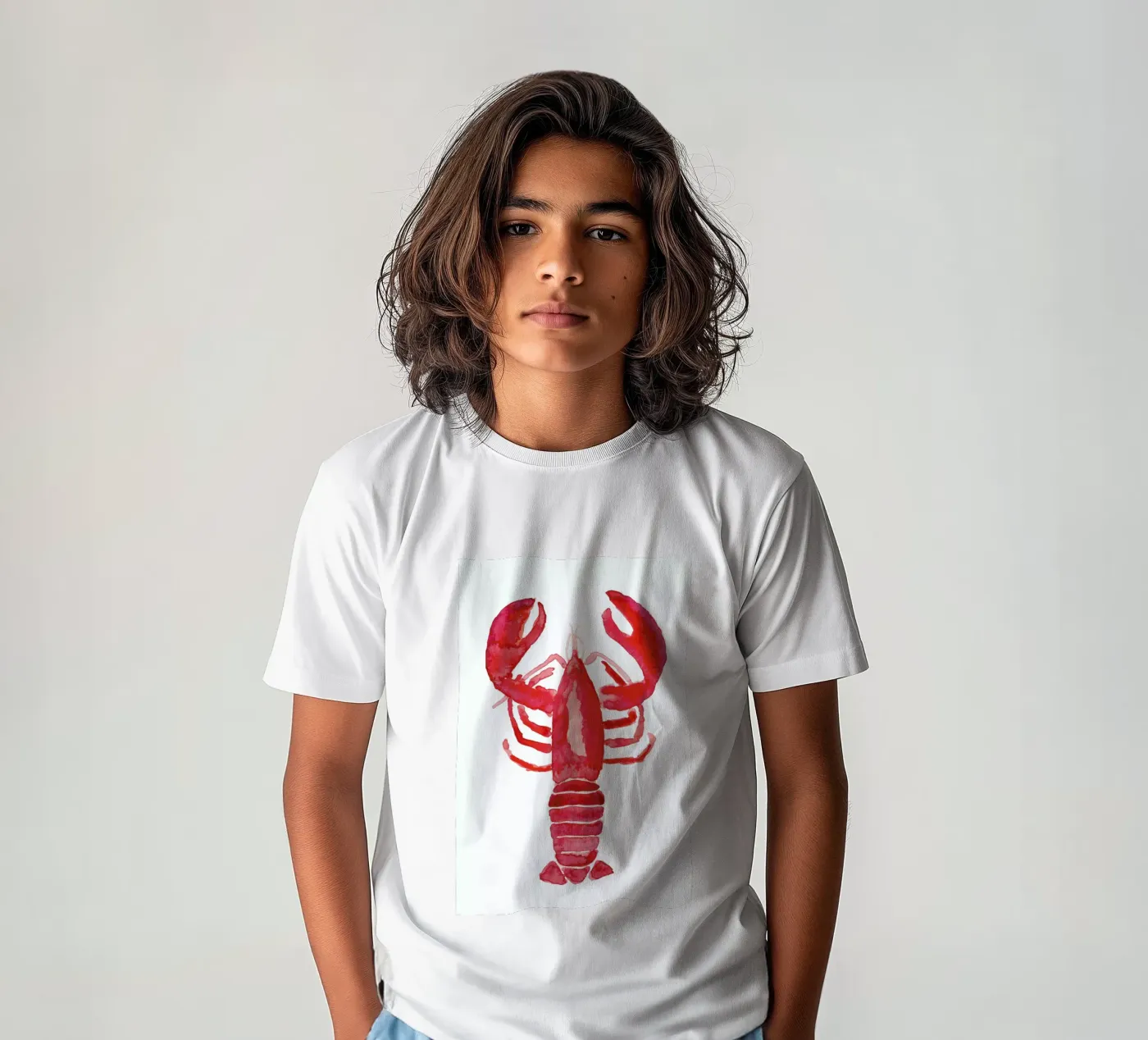 Lobster t-shirt bambini da Farina Kuklinski