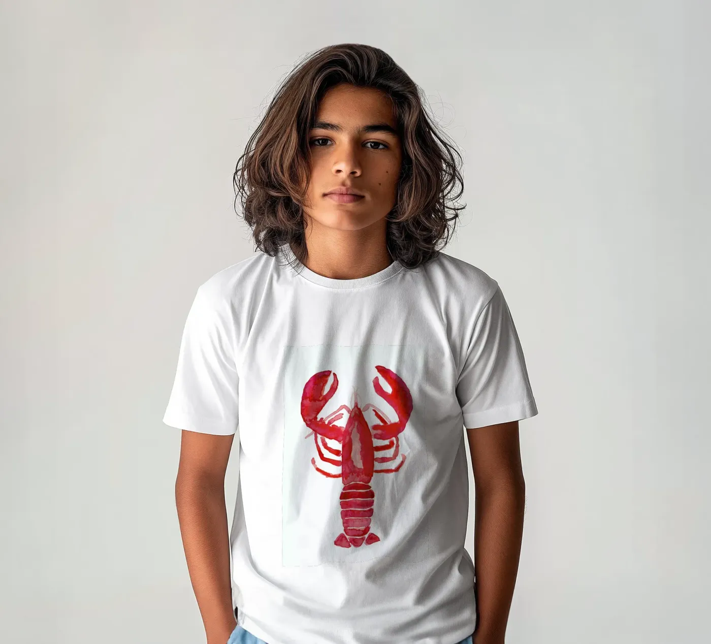 Lobster t-shirt bambini da Farina Kuklinski