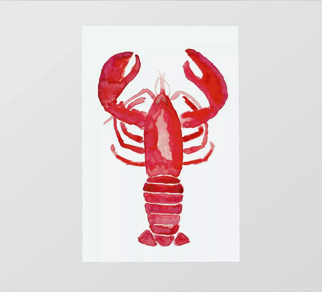 Lobster pellicola backlit da Farina Kuklinski