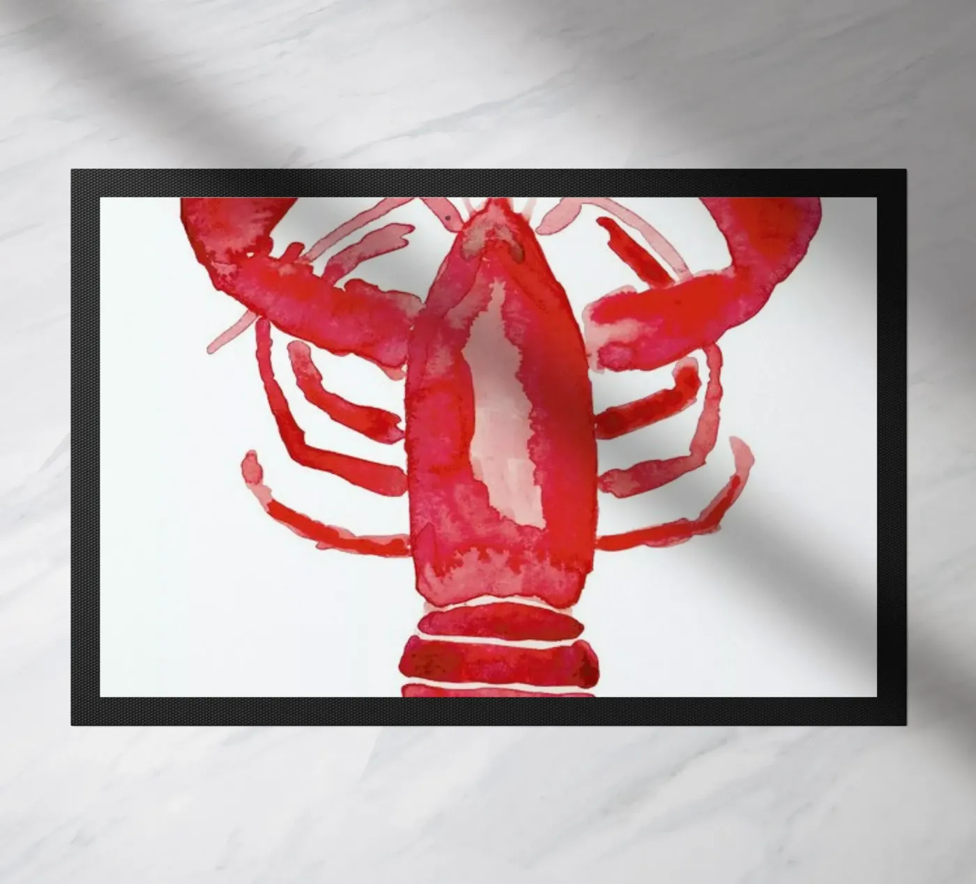 Lobster deurmat van Farina Kuklinski