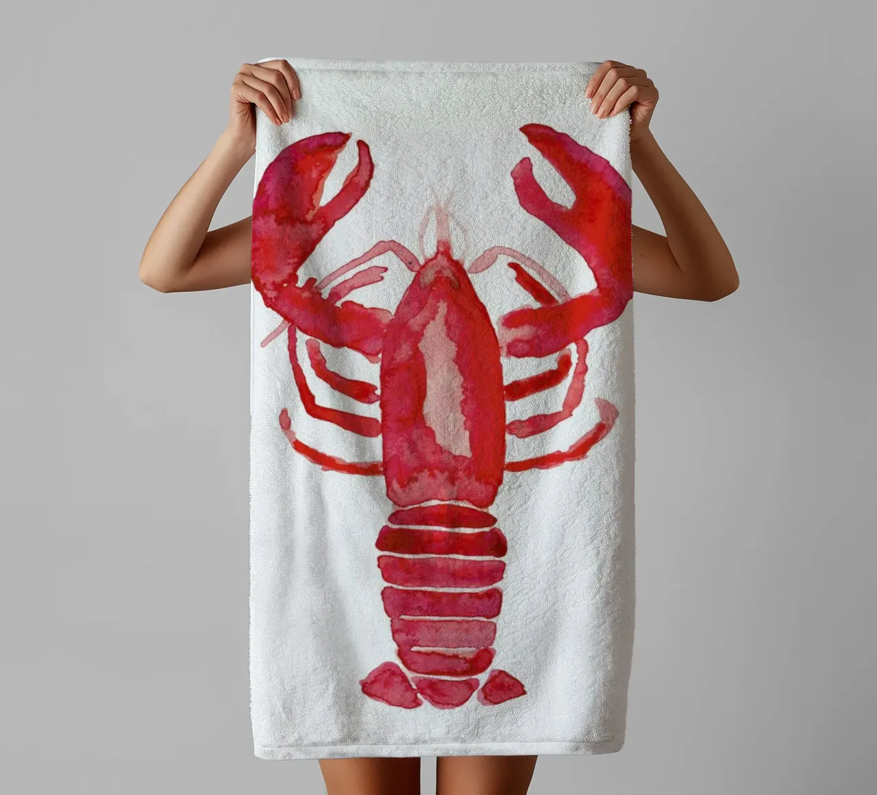 Lobster asciugamano da bagno da Farina Kuklinski