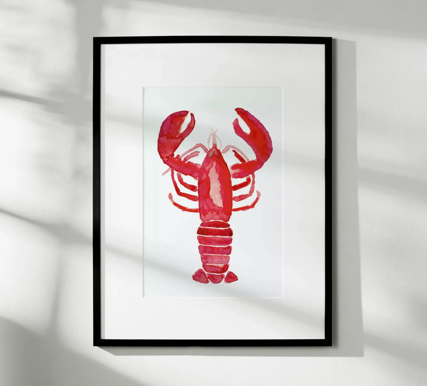 Lobster poster by Farina Kuklinski