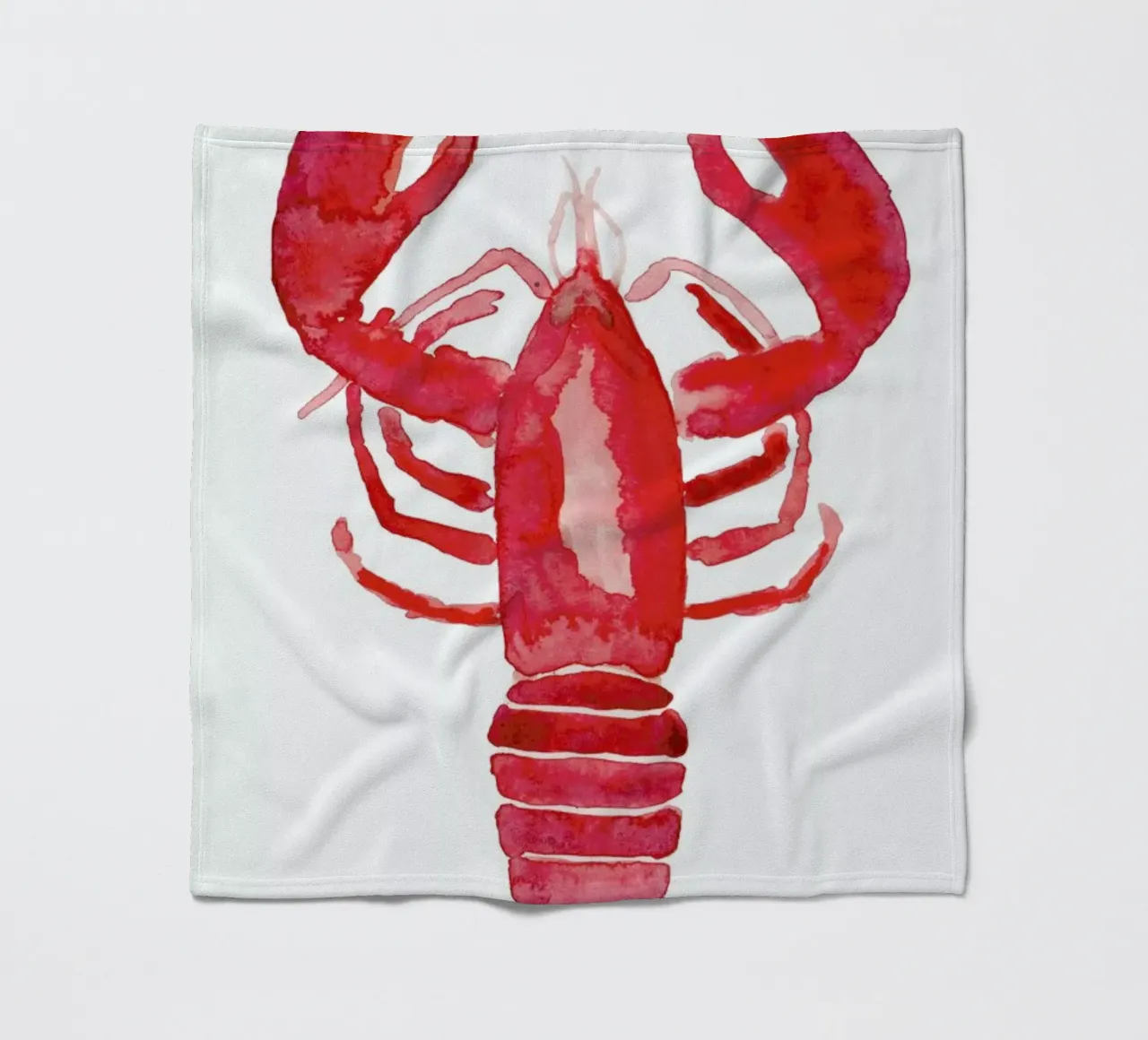 Lobster Fleecedecke von Farina Kuklinski