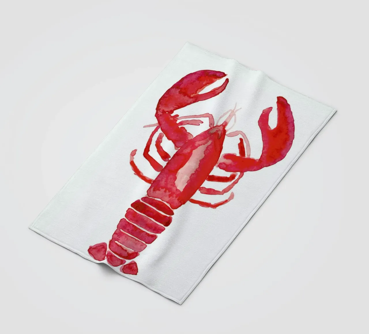 Lobster Fleecedecke von Farina Kuklinski