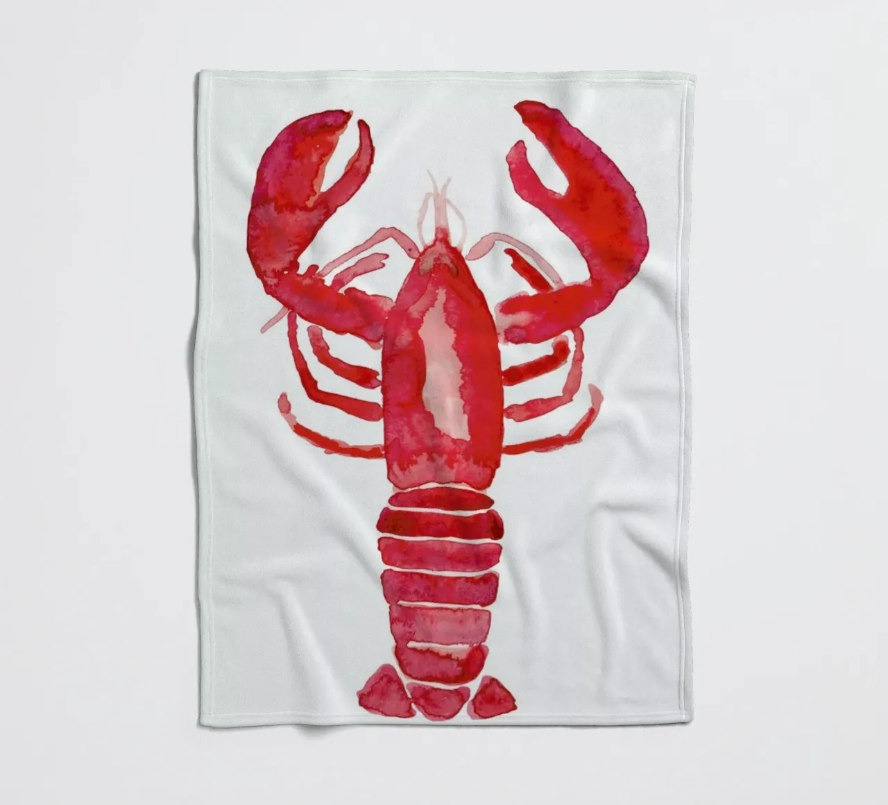 Lobster Fleecedecke von Farina Kuklinski